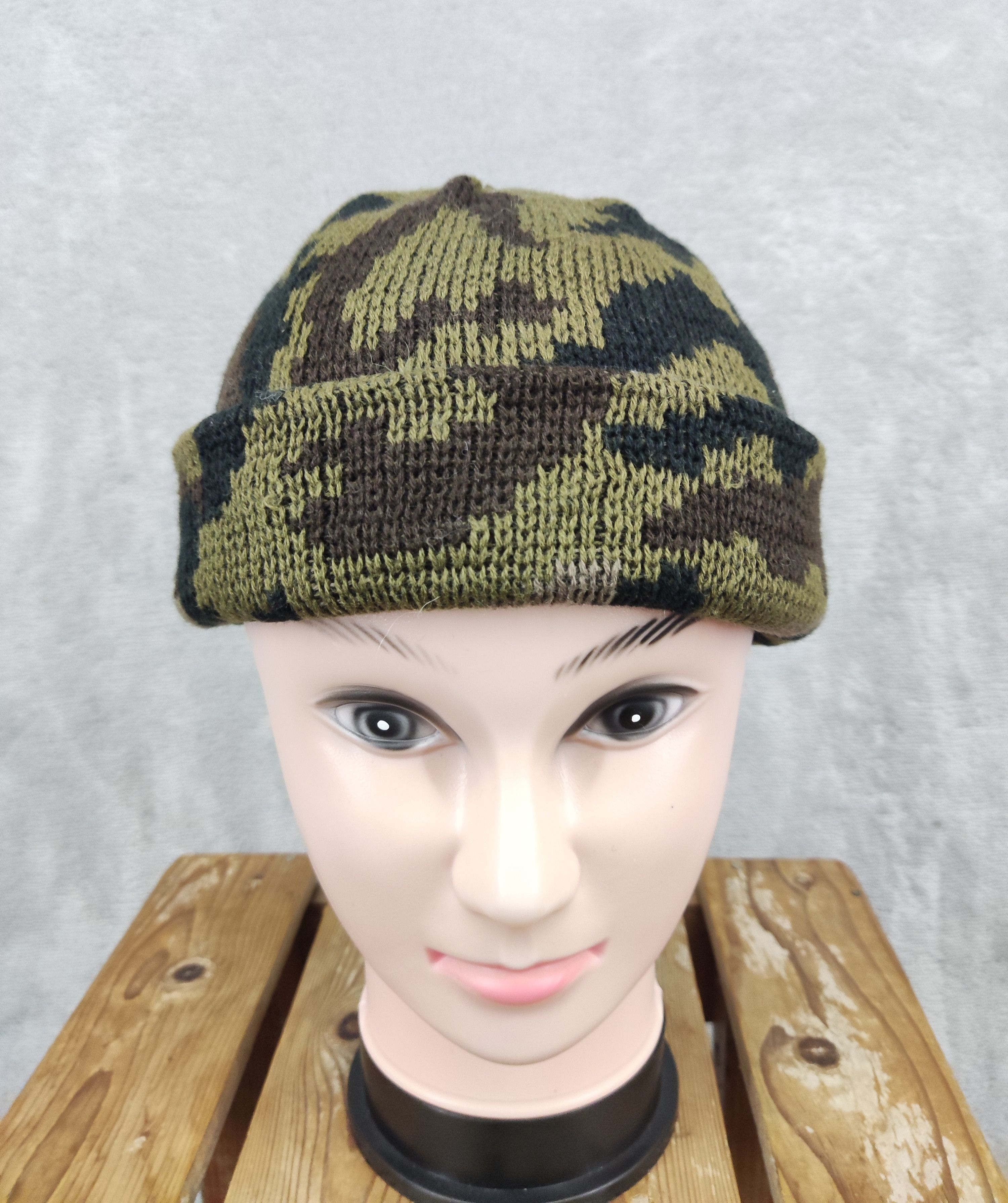 Japanese Brand Japanese Camouflage Beanie Hat Size ONE SIZE - 6 Thumbnail
