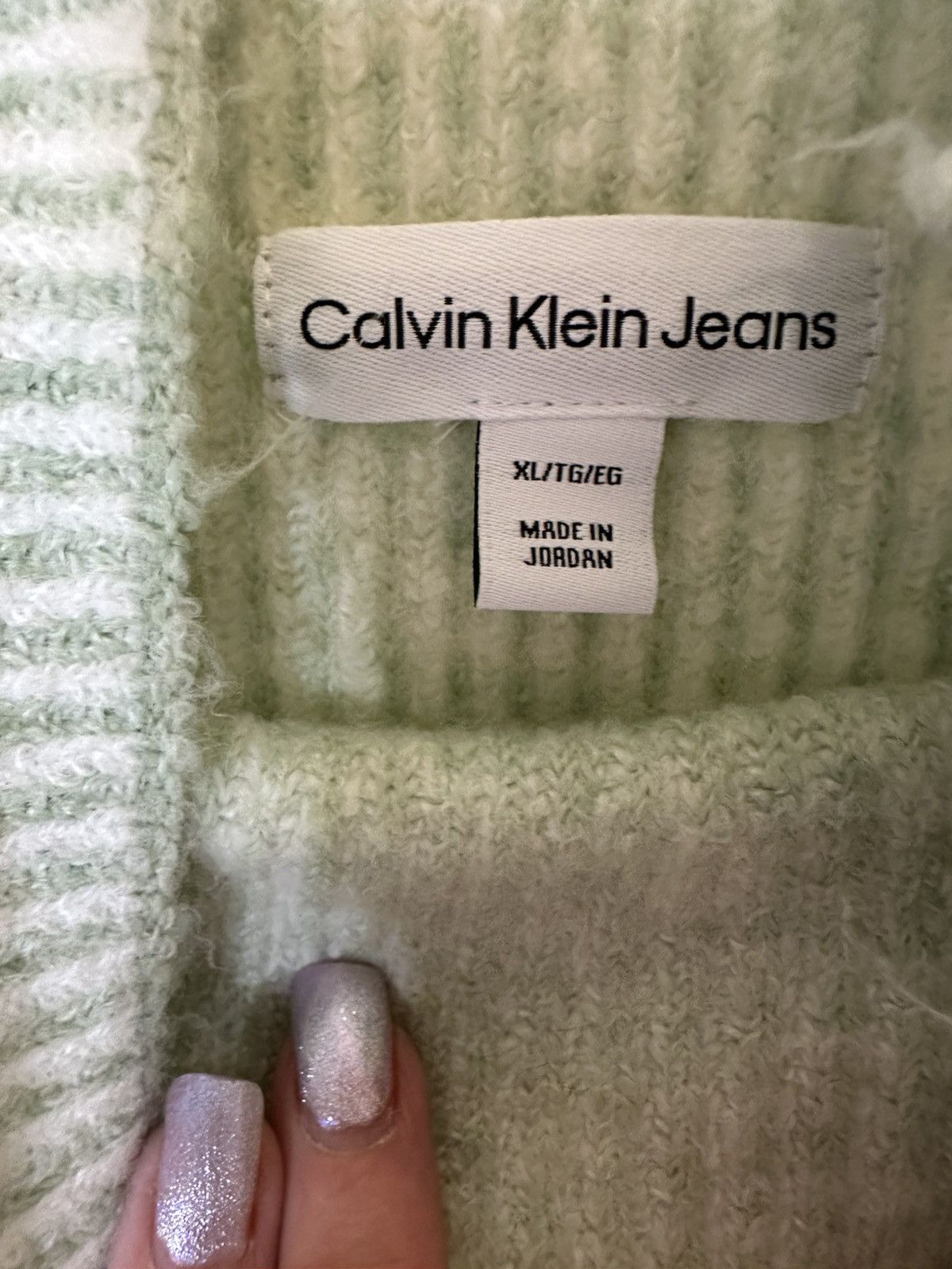 Calvin Klein Calvin Klein Jeans contrast Cuffed Sweater/ribbed/Extra Larg Size XL / US 12-14 / IT 48-50 - 2 Thumbnail