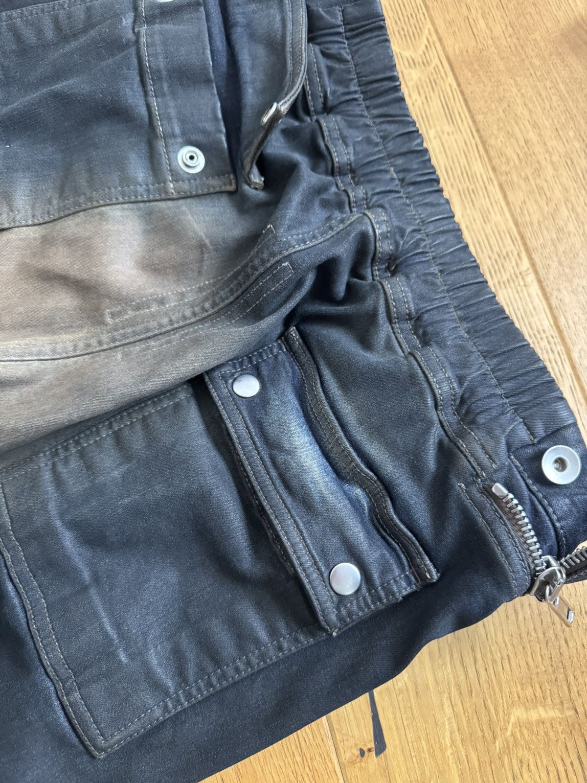 Rick Owens Drkshdw Aircut Denim „Mud“ Size US 32 / EU 48 - 7 Thumbnail