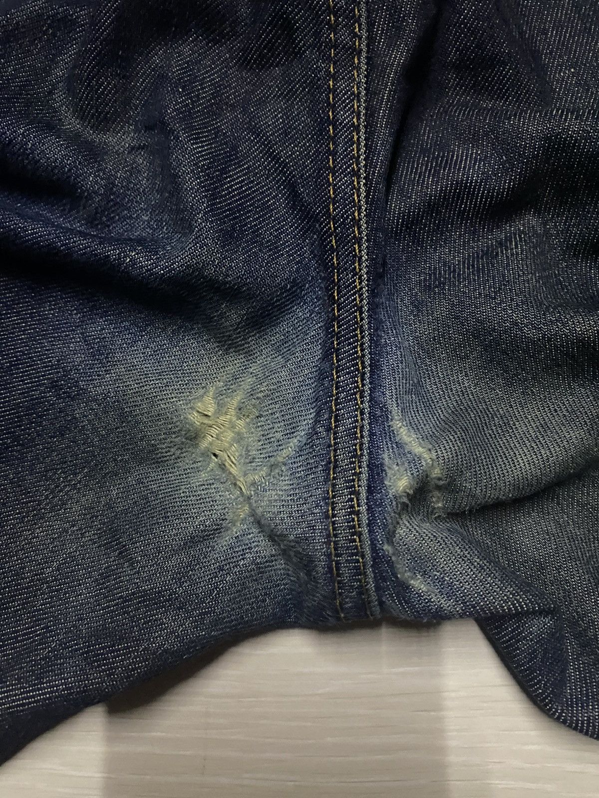 Edwin W40 Edwin Us Classic Navy Blue Distressed Jeans Size US 40 / EU 56 - 10 Thumbnail