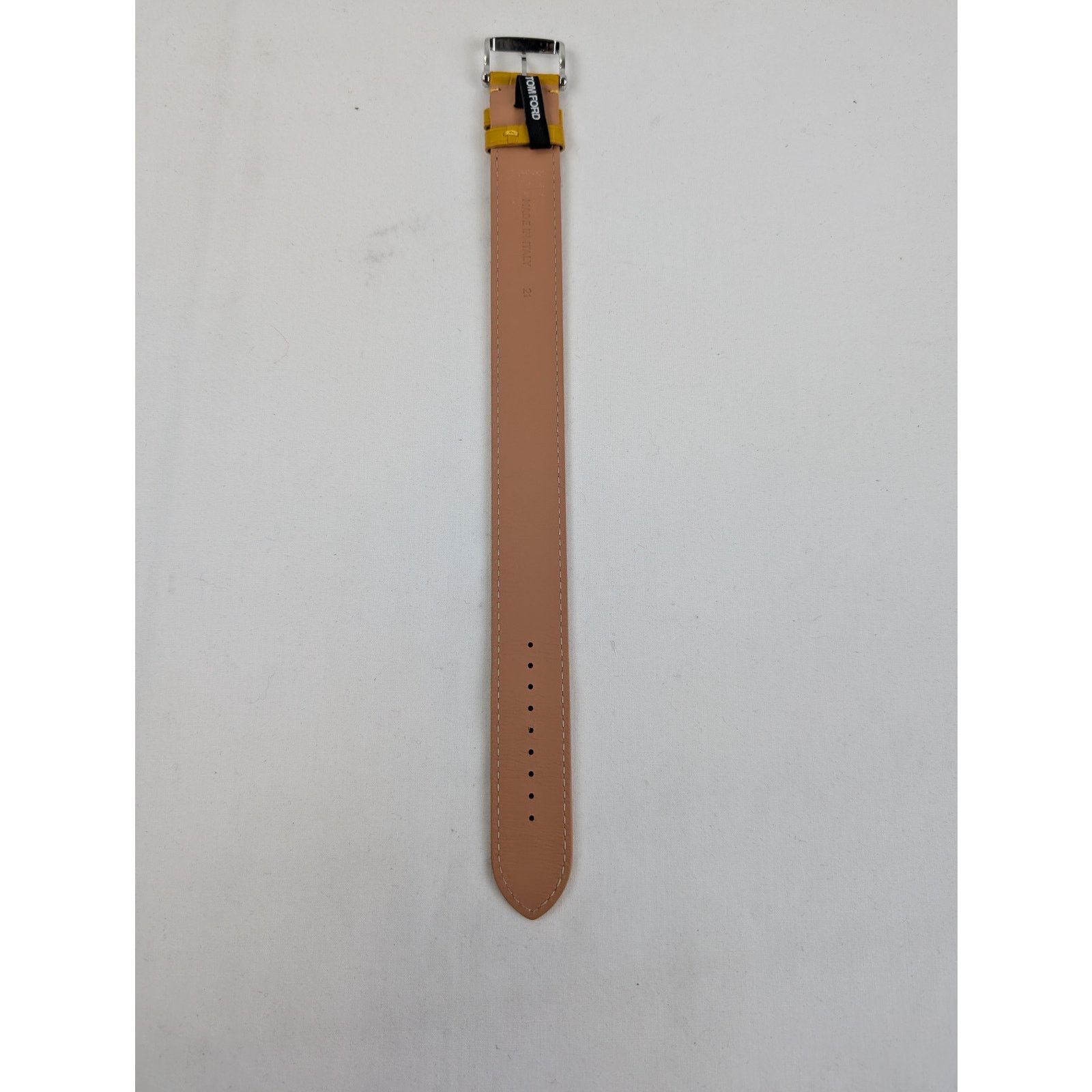 Tom Ford o1rshd1 Q:2 / Size: OS / 19mm Alligator Buckle Watch Straps Size ONE SIZE - 9 Thumbnail