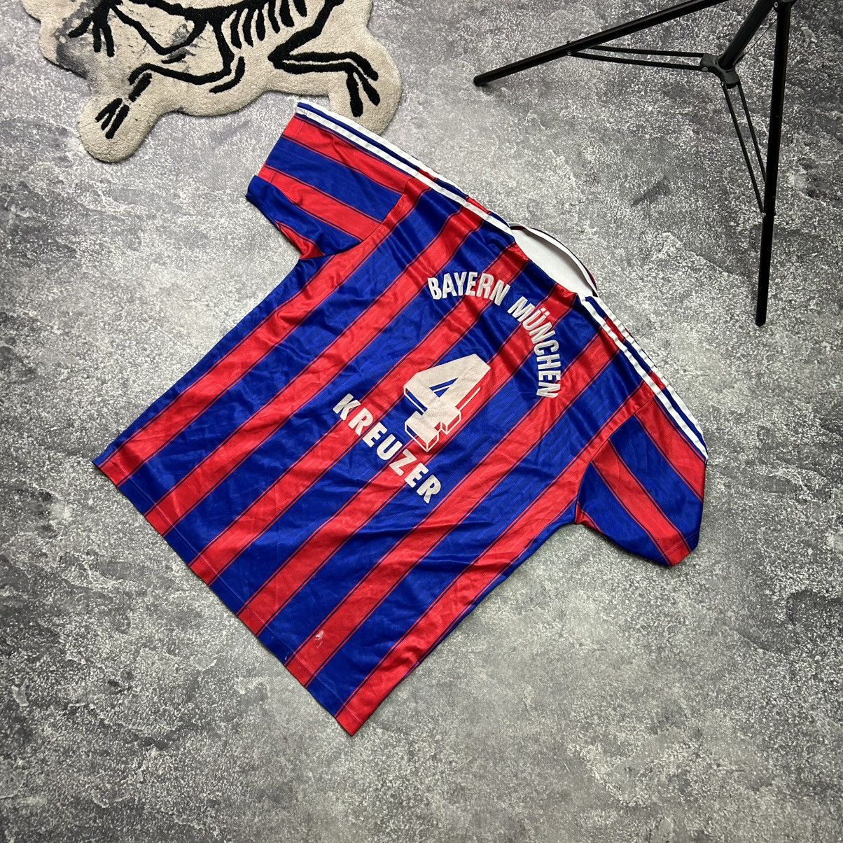 Adidas Vintage Adidas Bayern Munchen 1995 opel kreuzer player jerse Size US XL / EU 56 / 4 - 2 Thumbnail