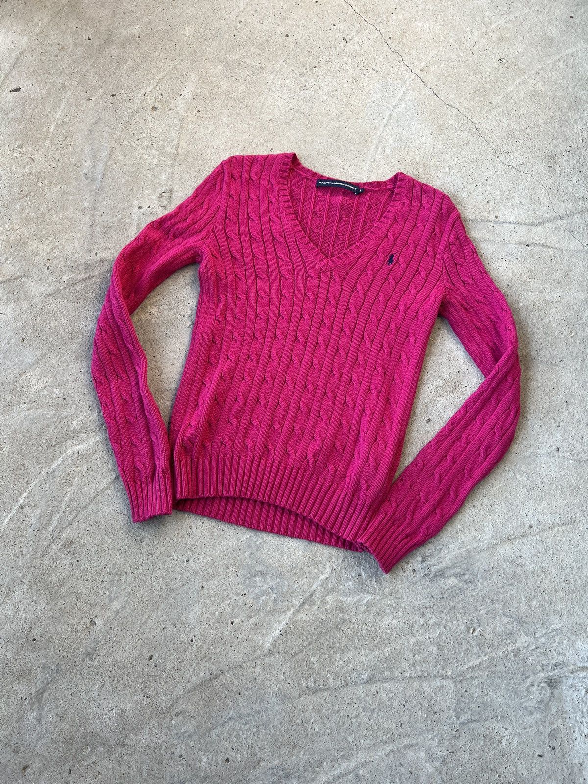 Ralph Lauren Sport Ralph Lauren Sport Cable Knit Sweater Size S / US 4 / IT 40 - 1 Thumbnail