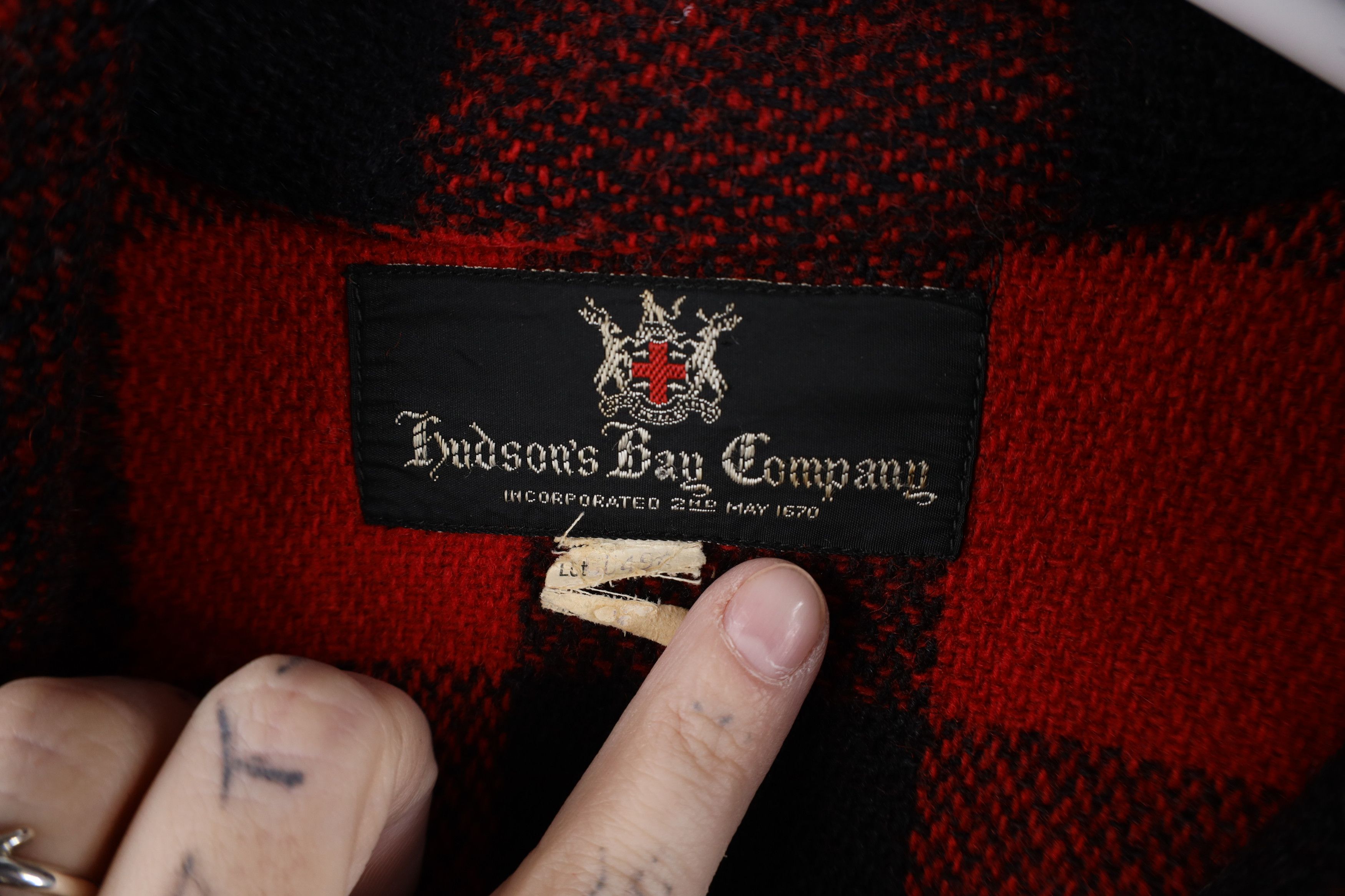 Hudsons Bay Vintage 50s Hudsons Bay Company Shirt Jacket Plaid USA Size US M / EU 48-50 / 2 - 7 Thumbnail