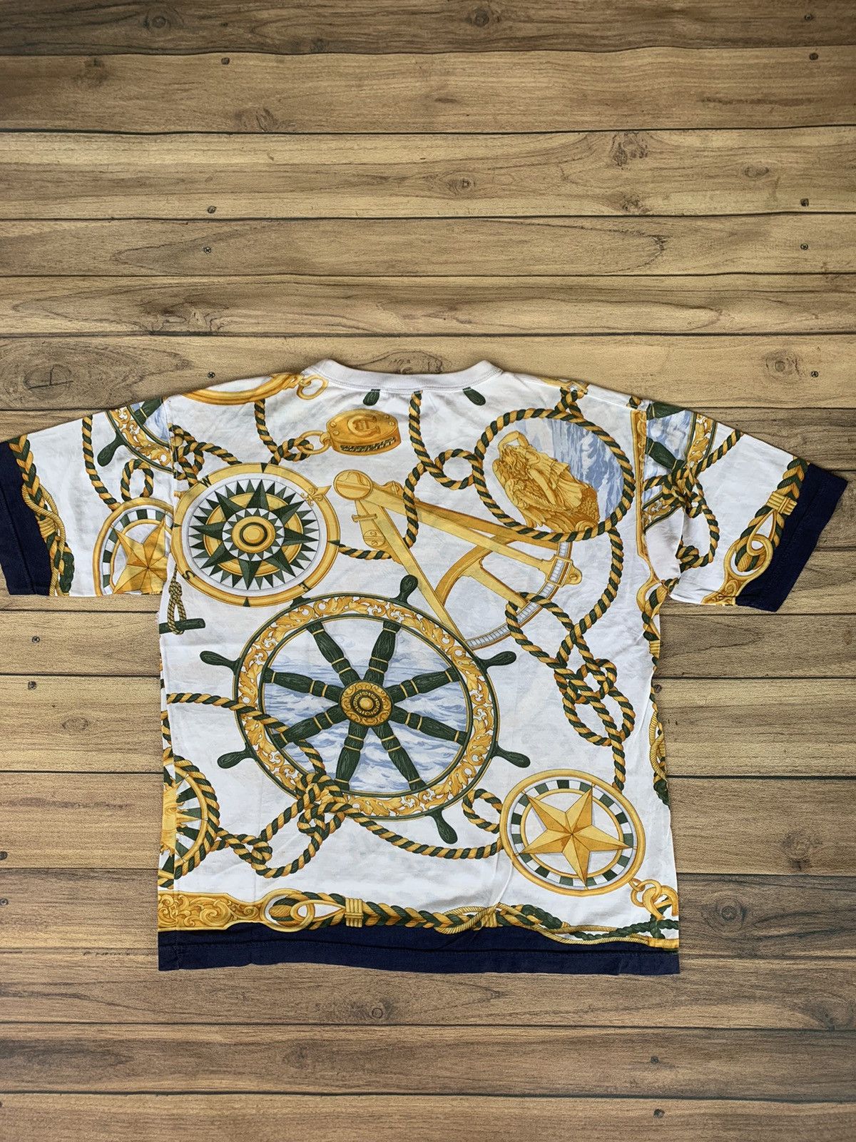 Aigner Vintage aigner royal flag t shirt Size M / US 6-8 / IT 42-44 - 8 Thumbnail