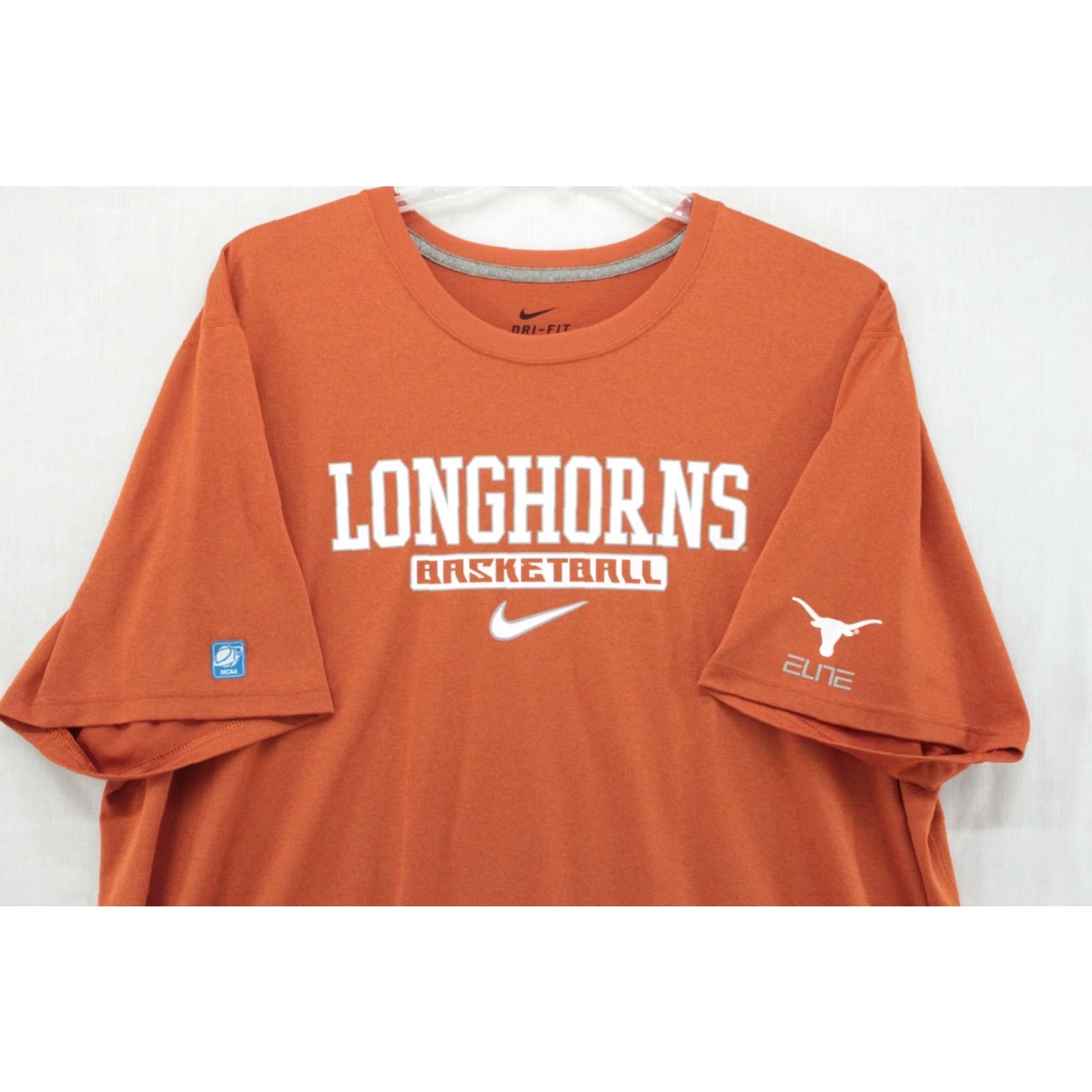 Nike Nike T-Shirt 2XL Orange Dri-Fit NCAA Polyester Short Sleeve Texas Longhorns Mens Size US XXL / EU 58 / 5 - 2 Thumbnail