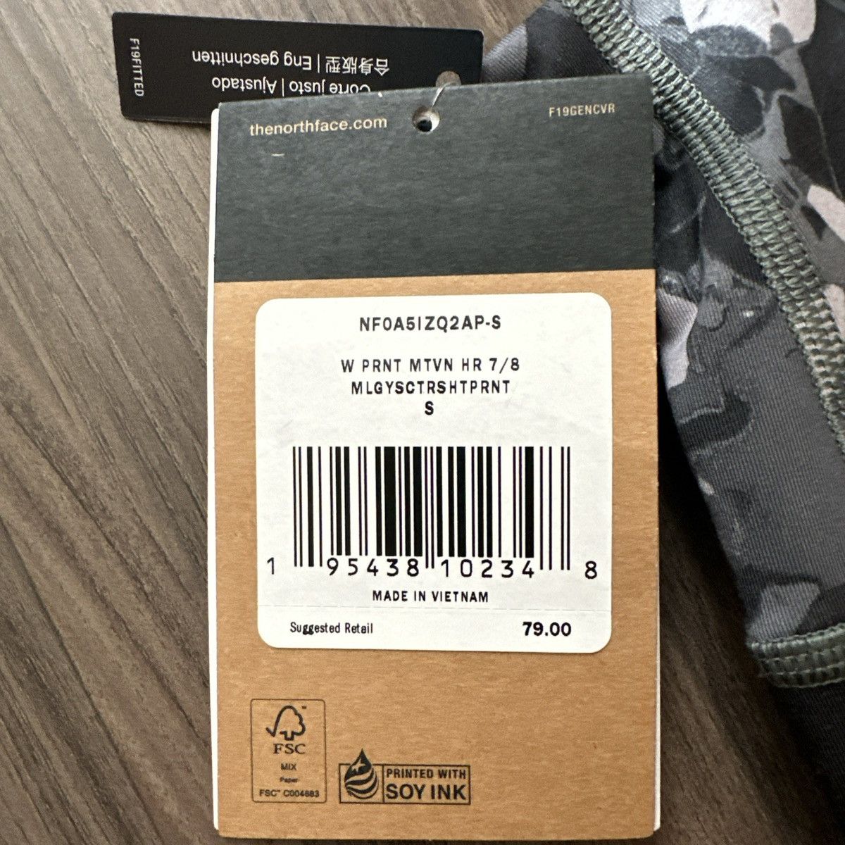 The North Face The North Face Leggings W S Printed Camo 7/8 Tight Pockets Size 25" / US 0 / IT 36 - 6 Thumbnail