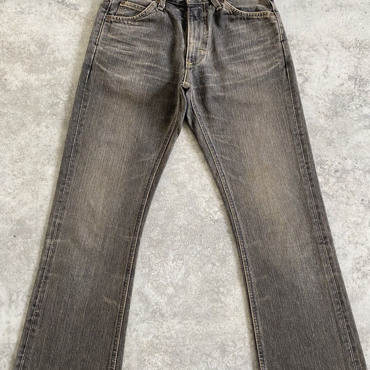 Vintage Vintage Lee Mud Washed Bootcut Flared Denim Jeans Size US 27 - 5 Thumbnail