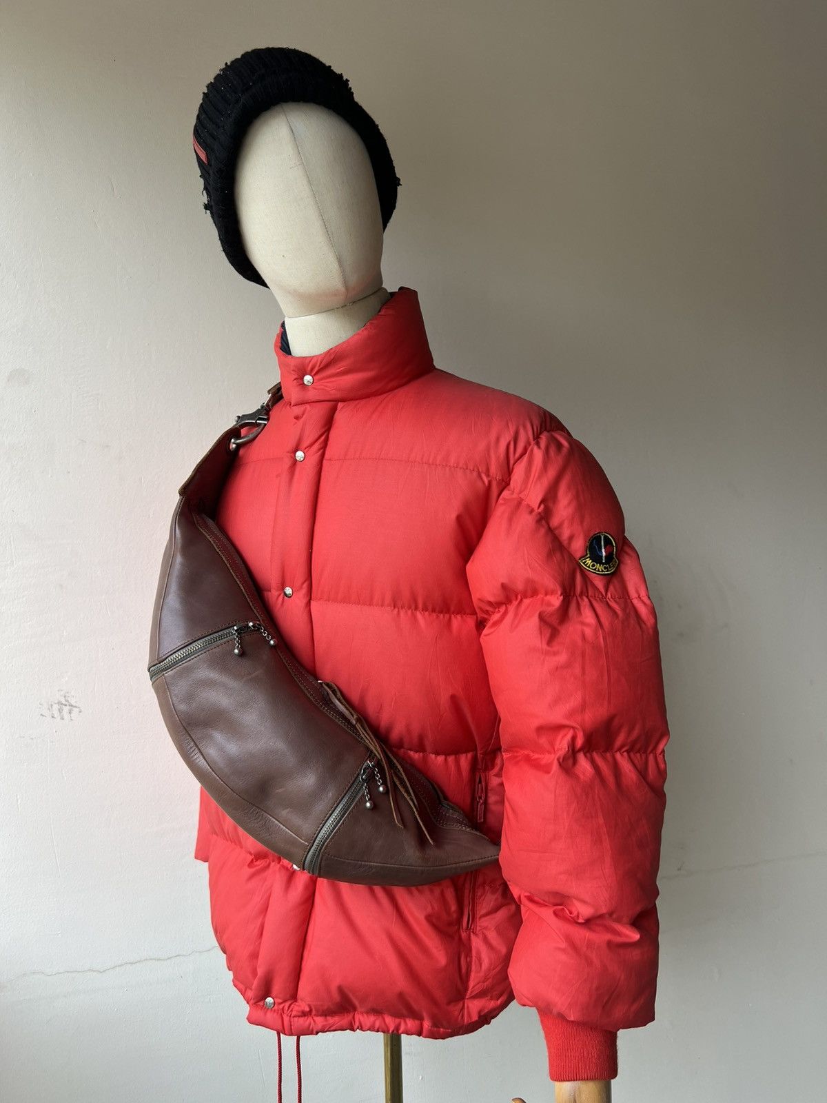 Alfredo Bannister × Leather Alfredo Bannister Patina Leather Multi Pocket Banana Bag Size ONE SIZE - 3 Thumbnail