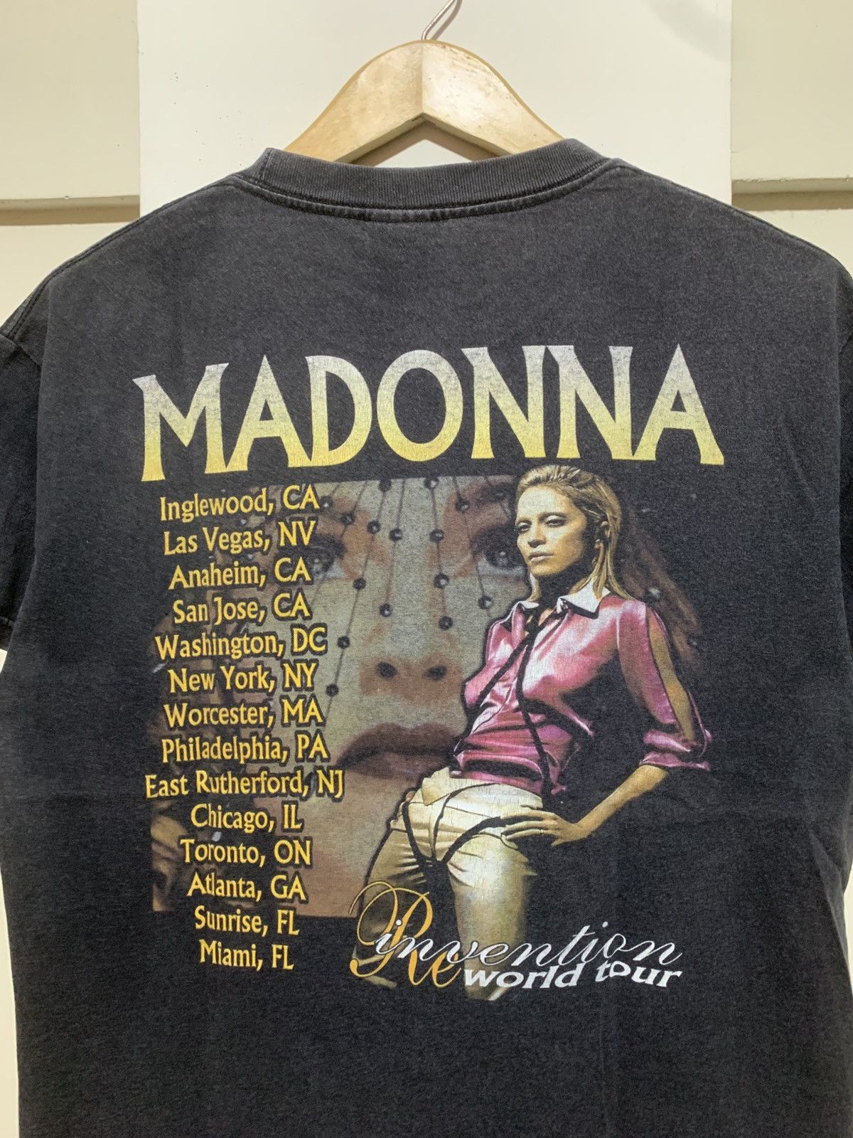 Band Tees VINTAGE MADONNA ‘REINVENTION WORLD TOUR’ TEE Rap Tee Style Size US M / EU 48-50 / 2 - 10 Thumbnail