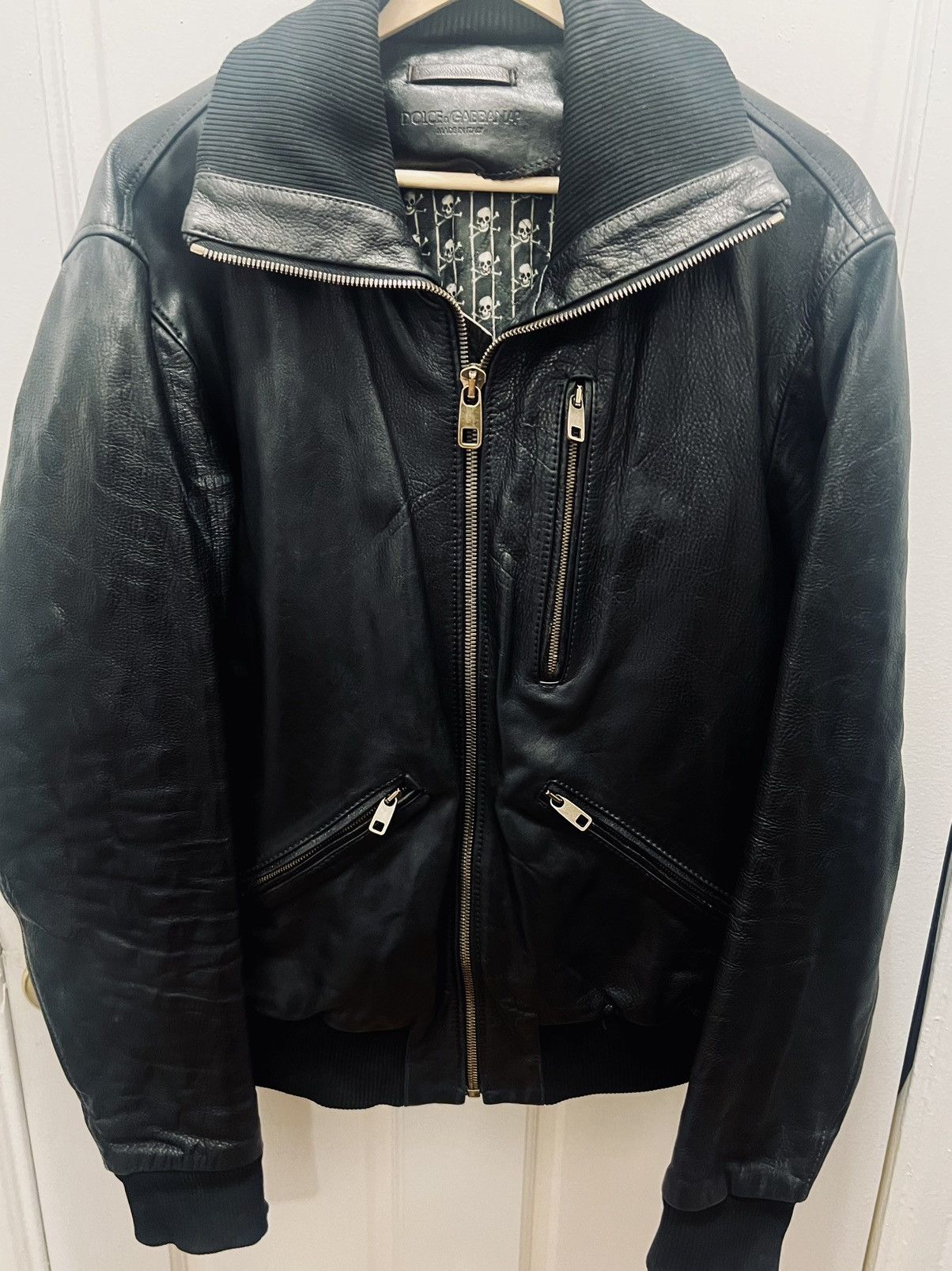 Dolce & Gabbana Archive Masterpiece Leather Jacket Size US L / EU 52-54 / 3 - 2 Thumbnail
