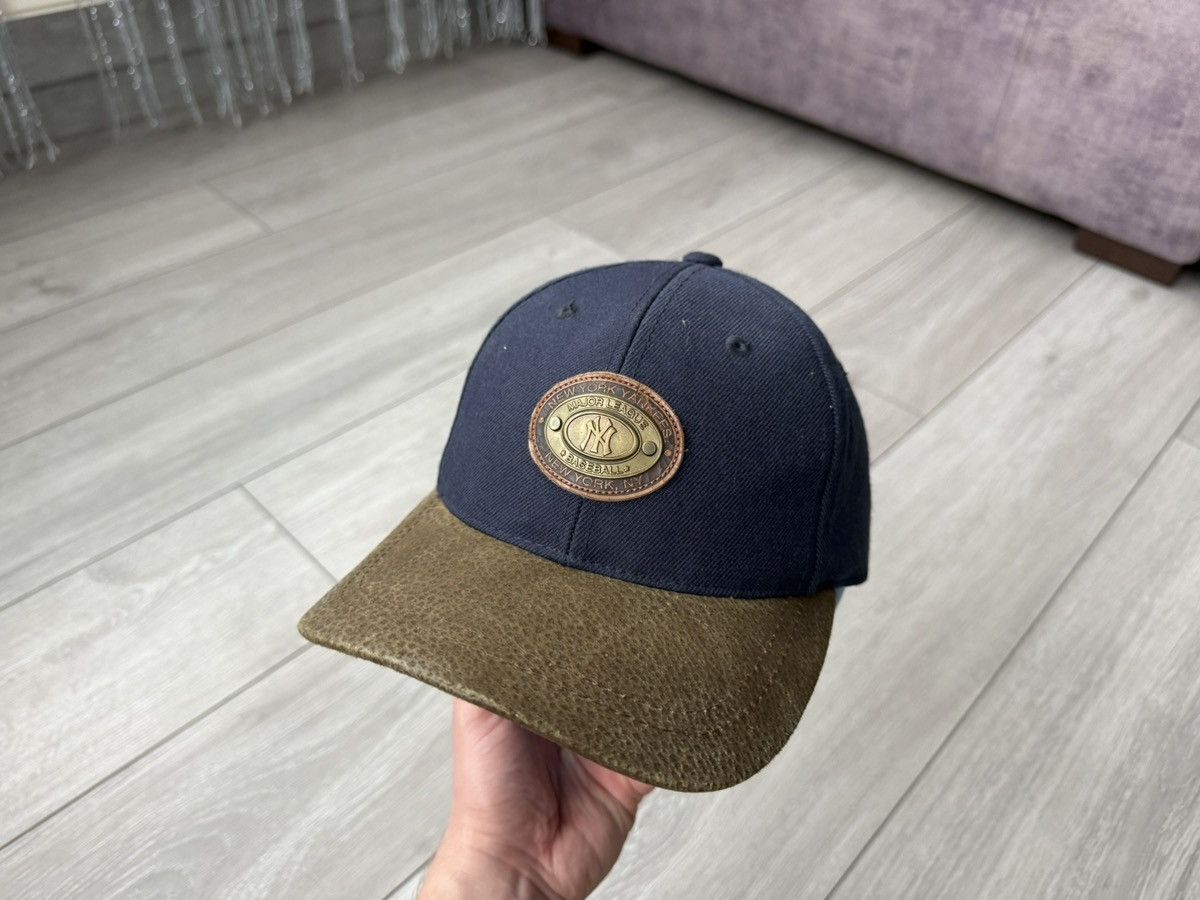 MLB 90s Vintage New York Yankees MLB Cap Hat Size ONE SIZE - 4 Thumbnail