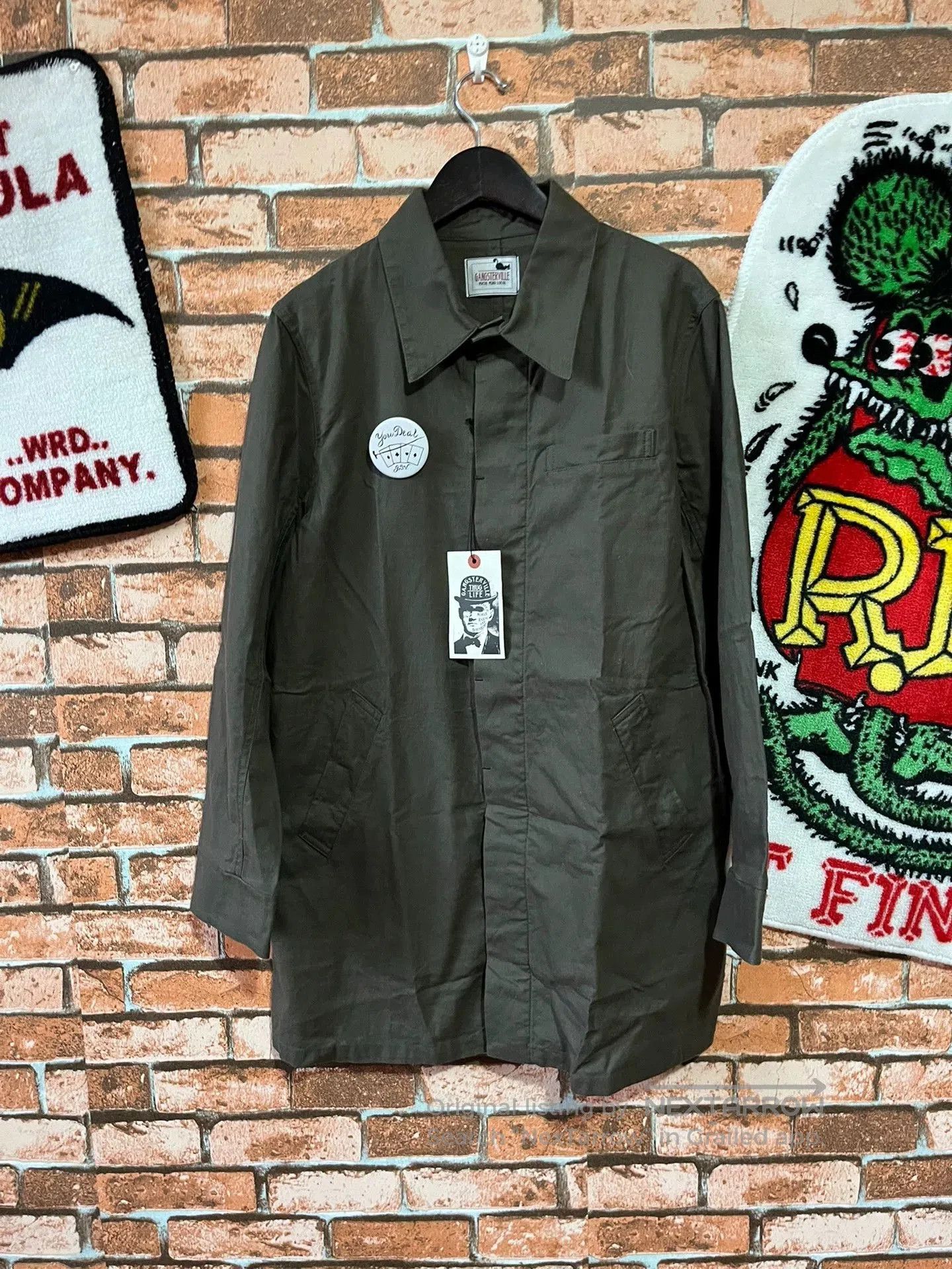 Japanese Brand Gangsterville Vintage Military Style Jacket. Size US S / EU 44-46 / 1 - 2 Thumbnail