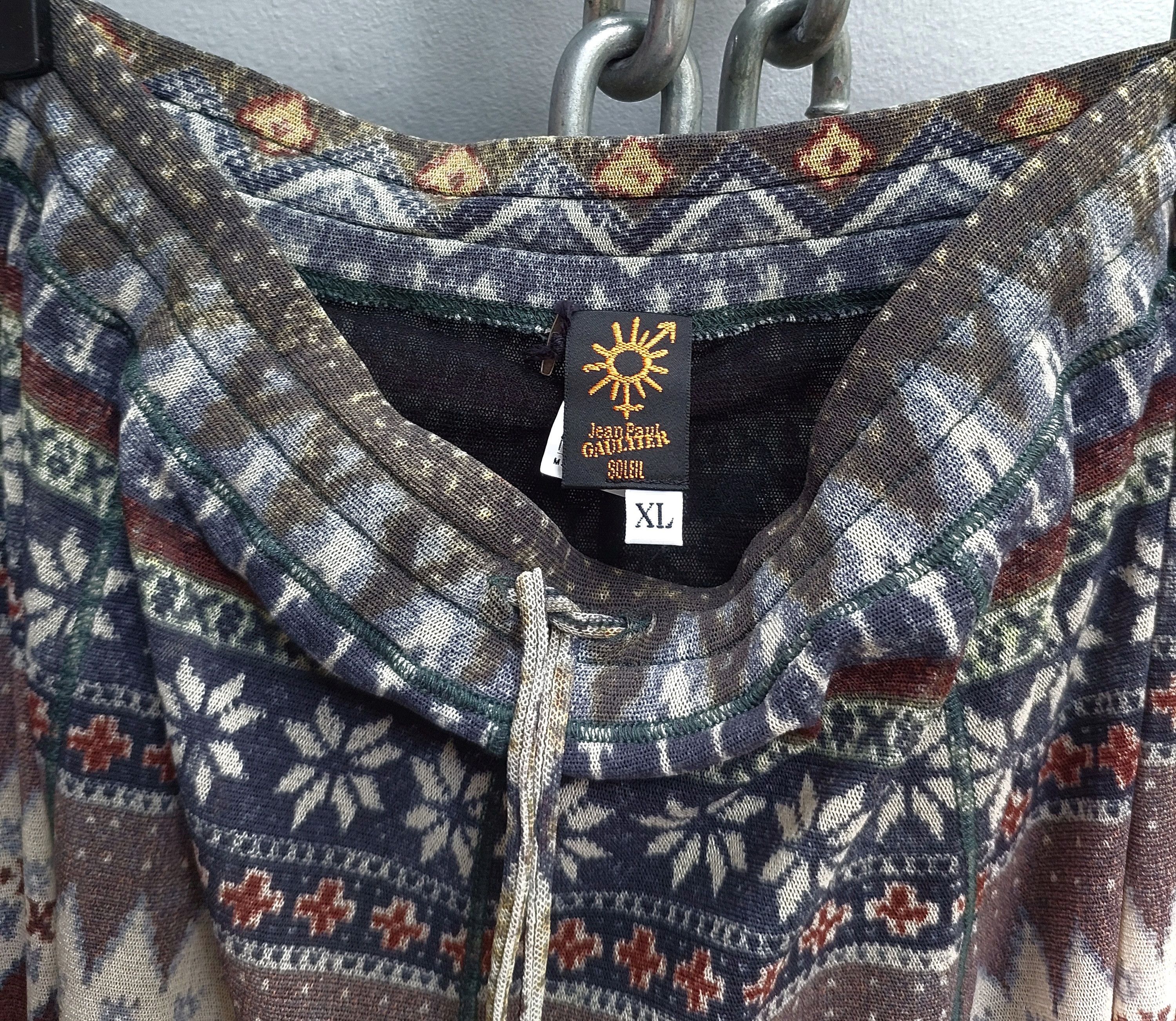 Jean Paul Gaultier Jean Paul Gaultier Gored Tribal Print Maxi Skirt Size 38" / US 16 / IT 52 - 9 Thumbnail