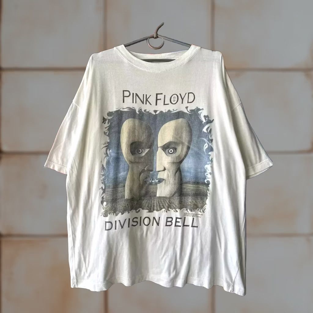 Vintage VINTAGE 1994 PINK FLOYD DIVISION BELL ROCK BAND WHITE TEE T SHIRT MEN'S XL Size US XL / EU 56 / 4 - 1 Thumbnail