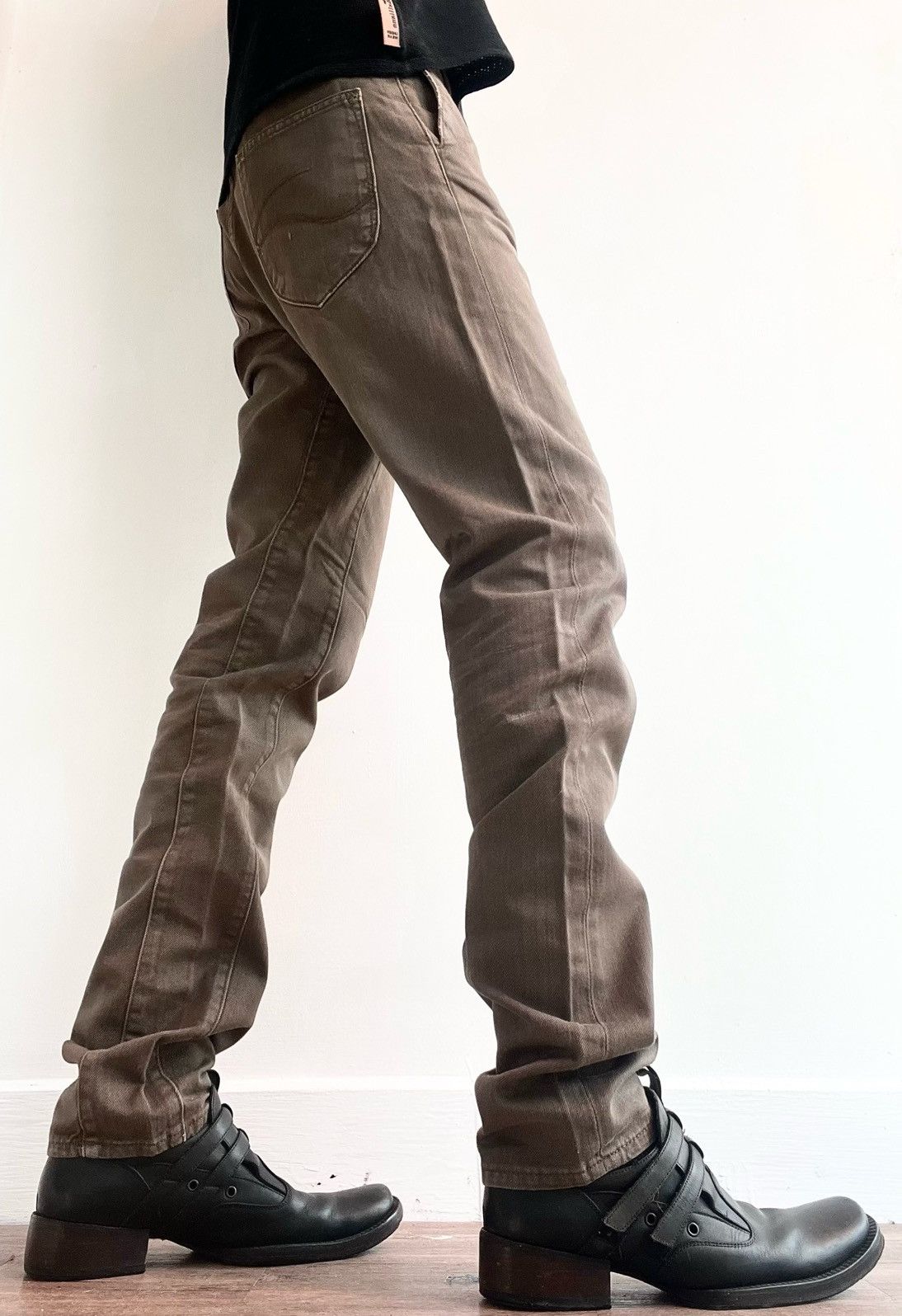Lee × Vivienne Westwood 2010 Lee X Vivienne Westwood Straight Jeans Size US 32 / EU 48 - 4 Thumbnail