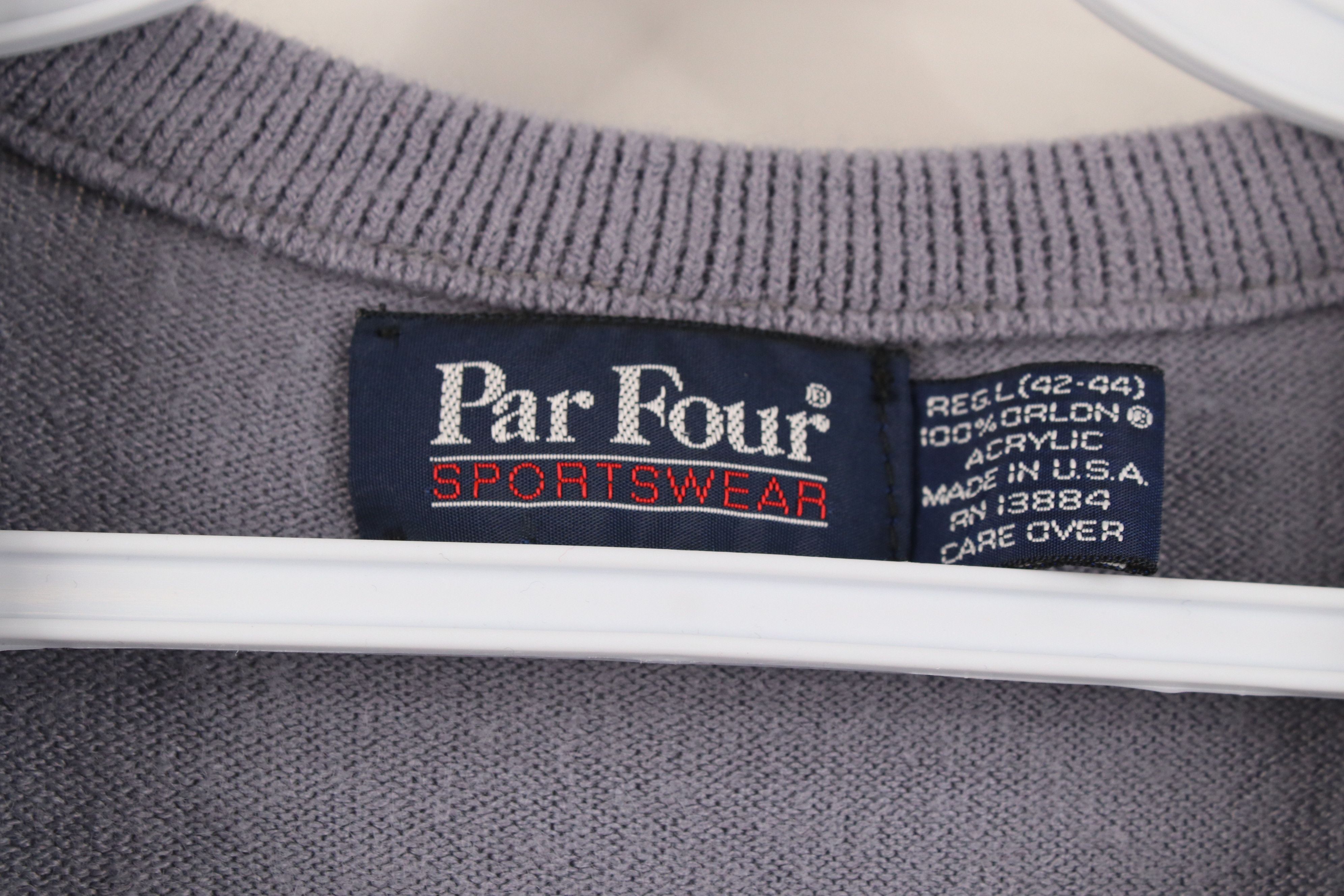 Vintage Vintage 70s Streetwear Soft Knit Sweater Vest Steel Blue USA Size L / US 10 / IT 46 - 4 Thumbnail