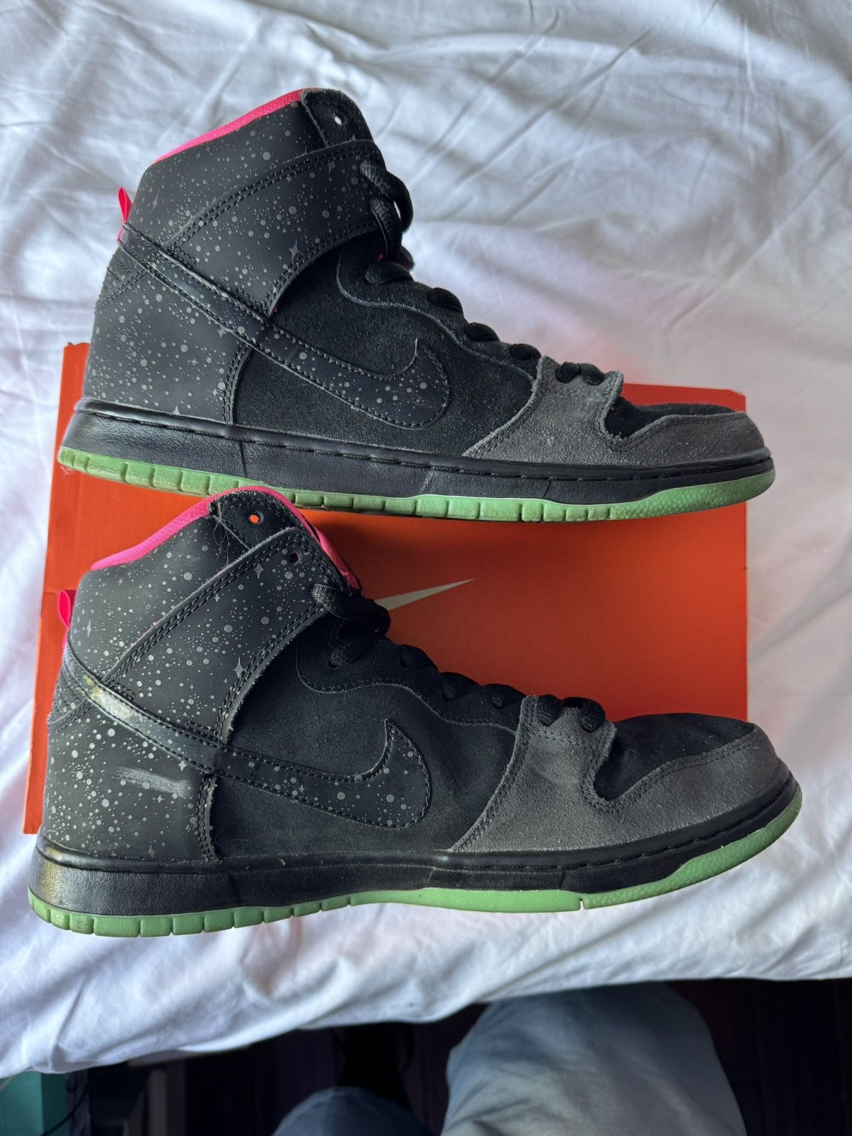 Nike 2014 Nike SB Dunk High Premium Northern Lights Size US 11 / EU 44 - 2 Thumbnail