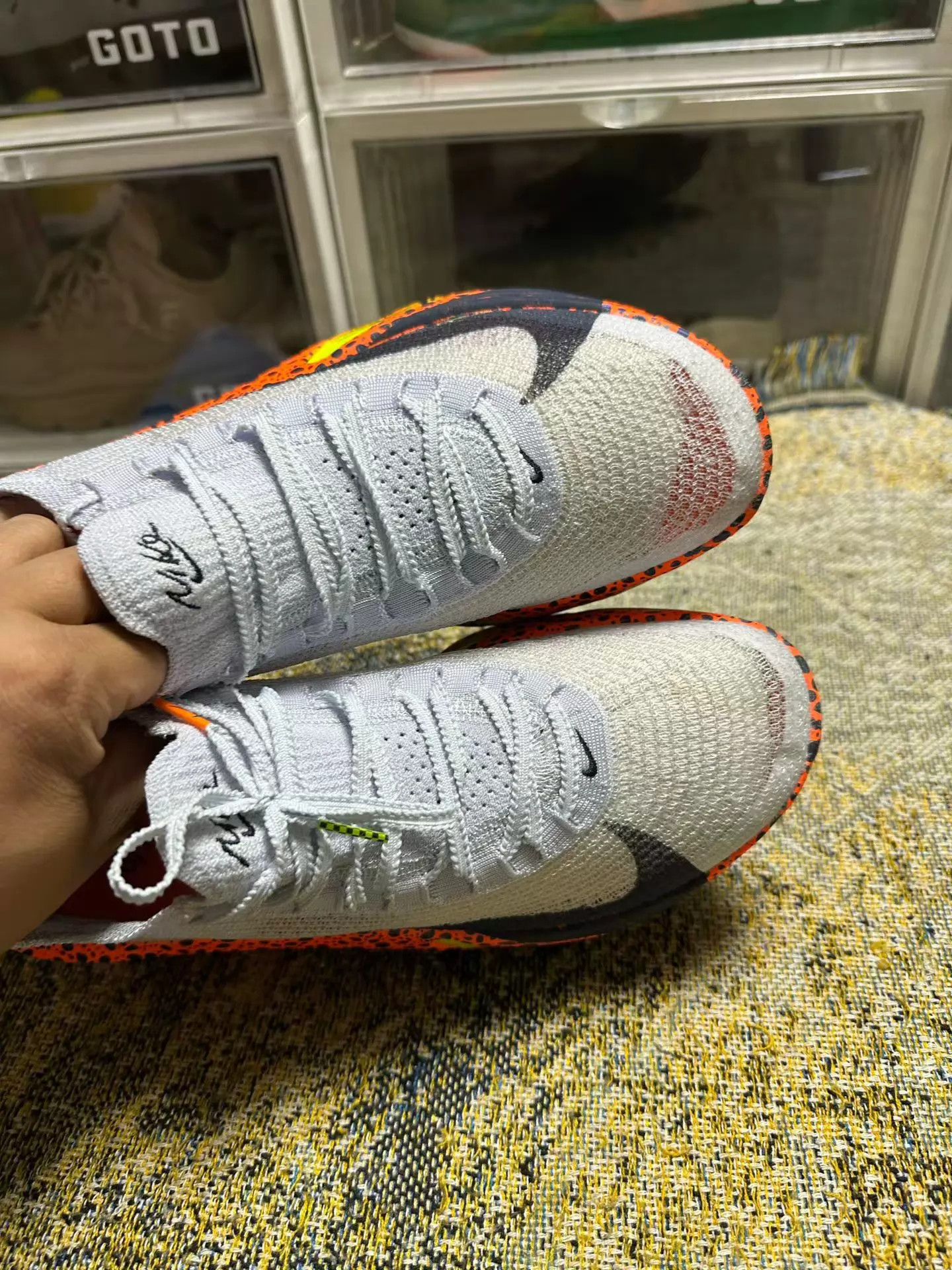Nike Nike Air Zoom Alphafly Next% 3 White Orange 43 2x Size US 10 / EU 43 - 5 Thumbnail