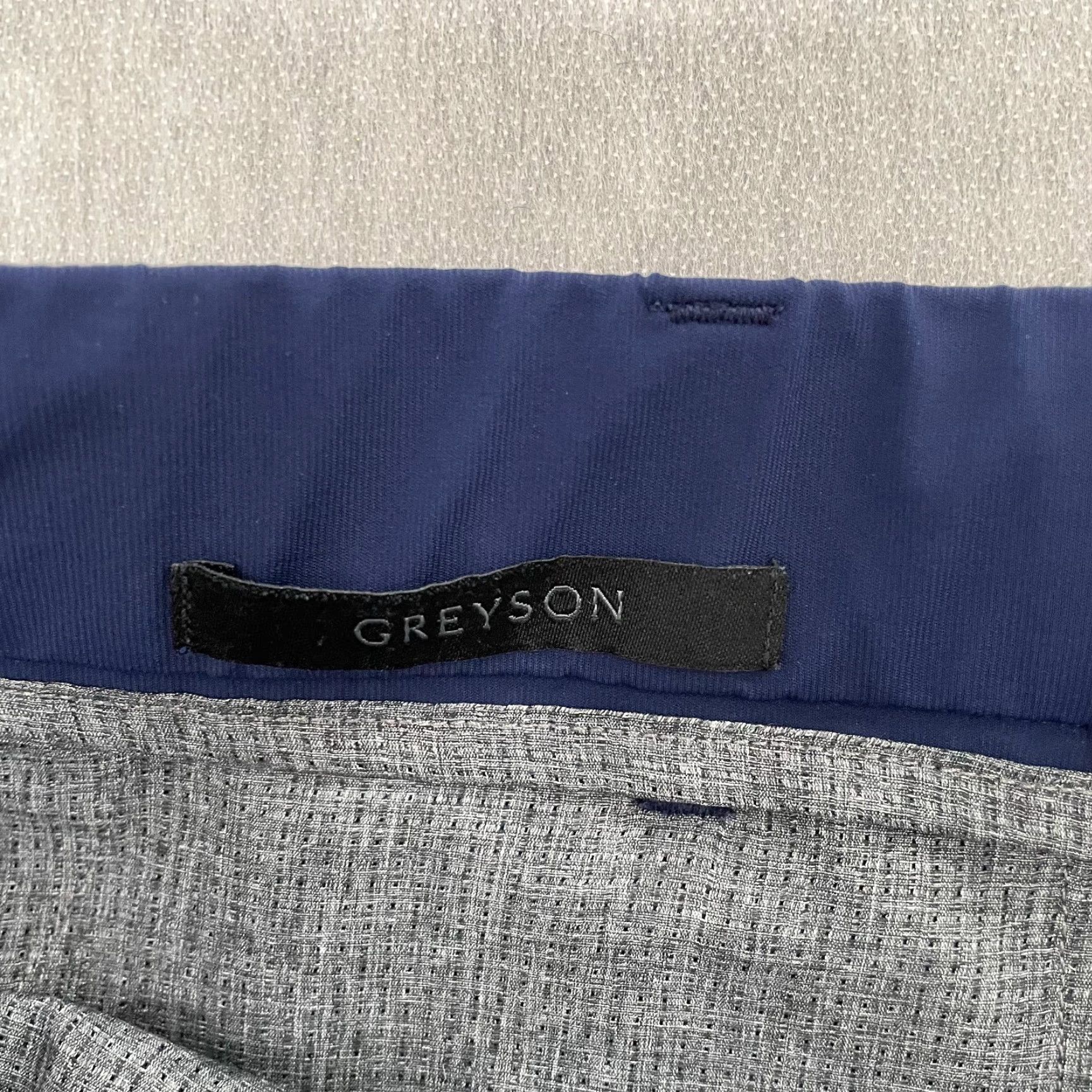 Vintage Greyson Shorts Adult 38 Blue Solid Performance Golf Stretch Pockets Mens Size US 38 / EU 54 - 5 Thumbnail