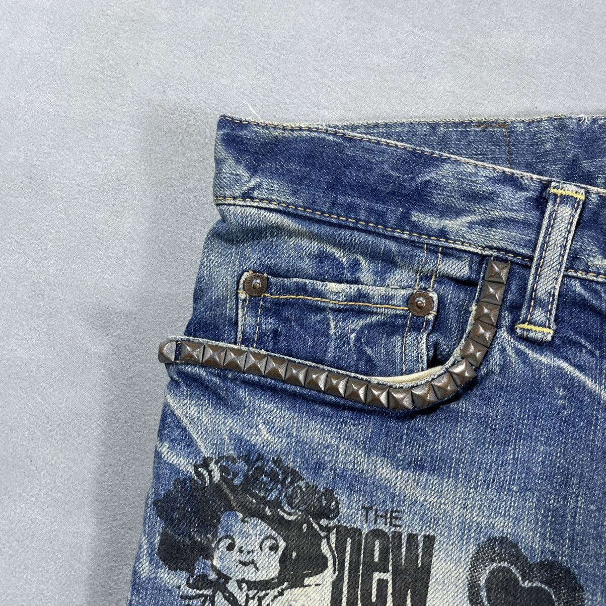 Hysteric Glamour HYSTERIC GLAMOUR JEANS NEW YORK DOLLS PANTS Size 32" / US 10 / IT 46 - 2 Thumbnail