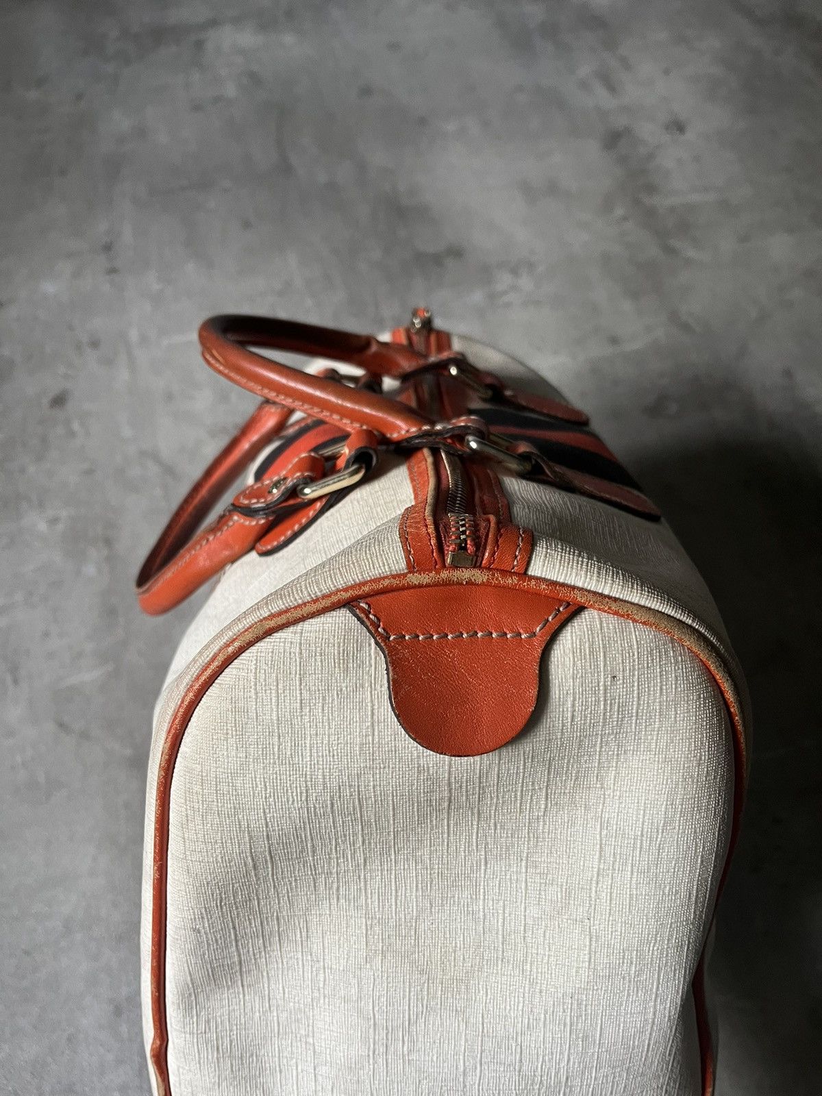 Gucci Gucci Boston canvas white bowling bag limited edition Size ONE SIZE - 11 Thumbnail