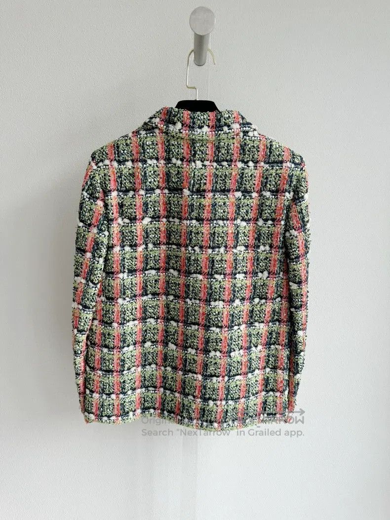 Chanel Chanel 20C Station Series Orange Green Suit Jacket Size XXS / US 00 / IT 34 - 4 Thumbnail