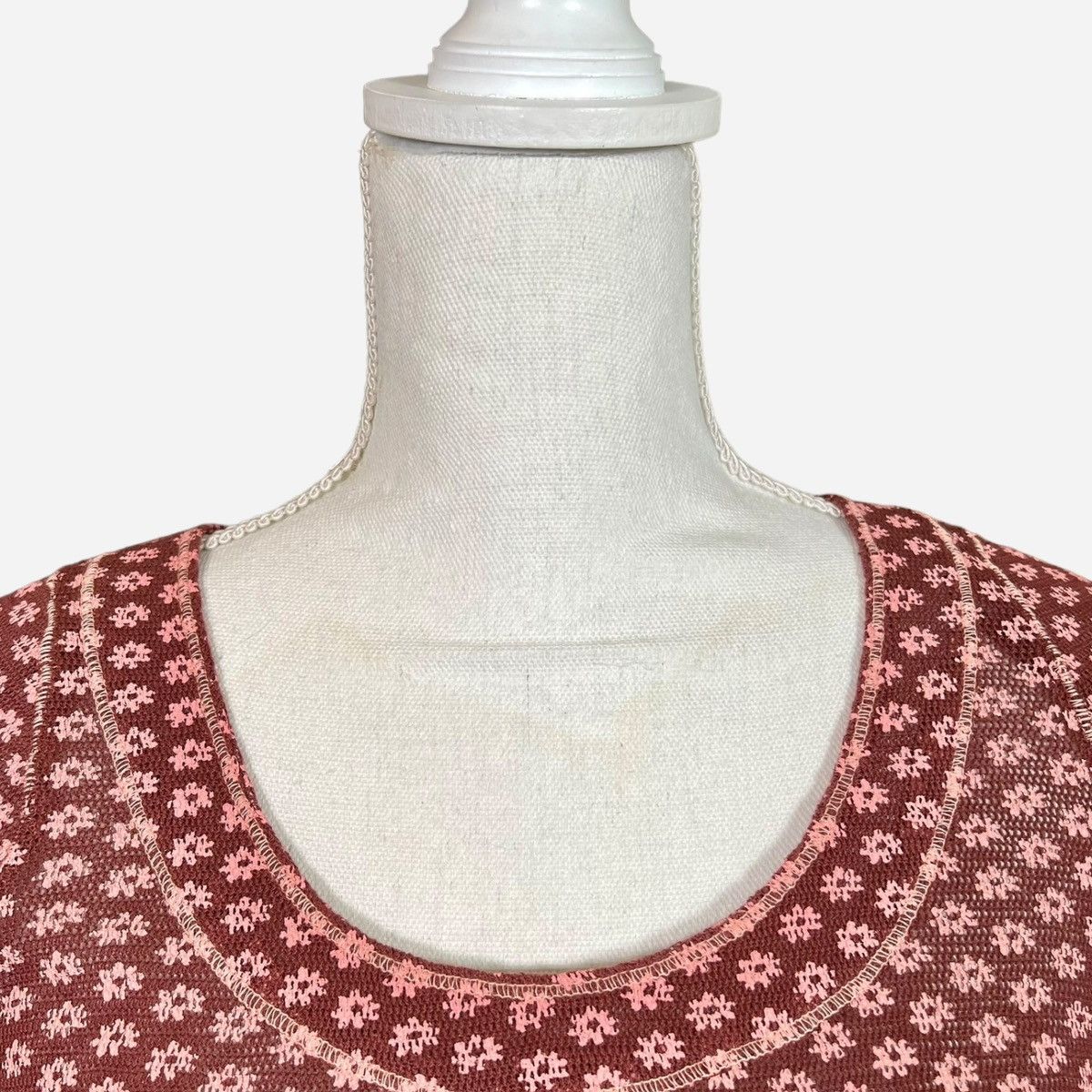 Free People Free People Garner Knit Womens Top Blouse Pattern Sz XS Size XS / US 0-2 / IT 36-38 - 7 Thumbnail