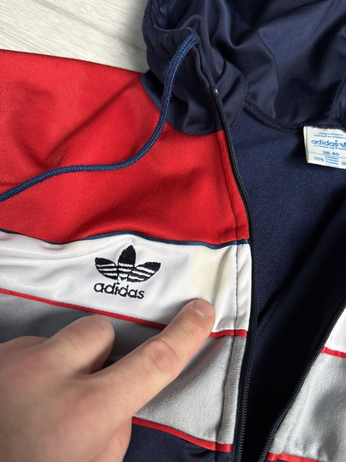 Adidas Vintage Liverpool 1985 soccer jersey Jacket Adidas Size US L / EU 52-54 / 3 - 4 Thumbnail