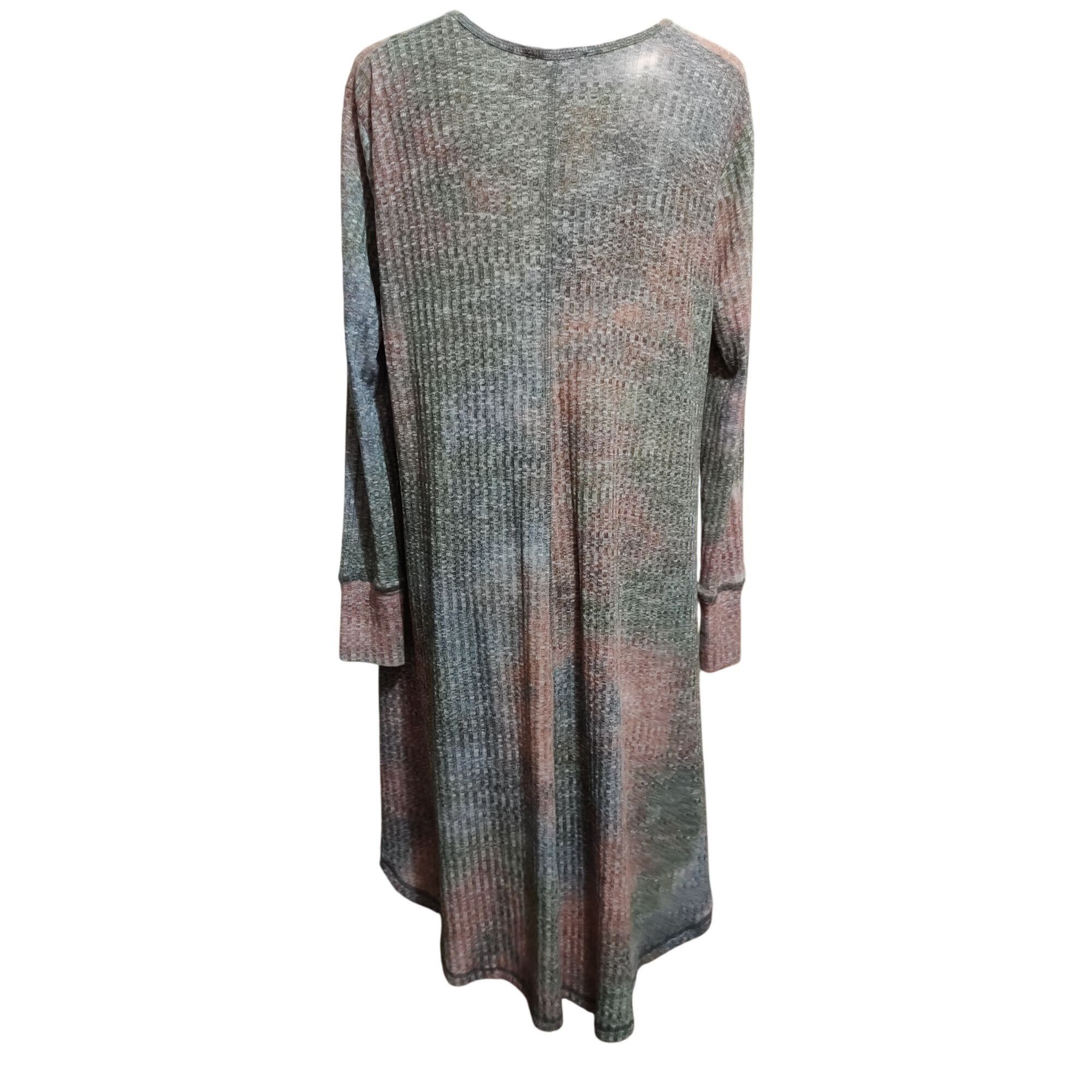 Other Very J S Oversized Tie Dye Ribbed Knit Midi Tunic Dress Butt Size S / US 4 / IT 40 - 4 Thumbnail