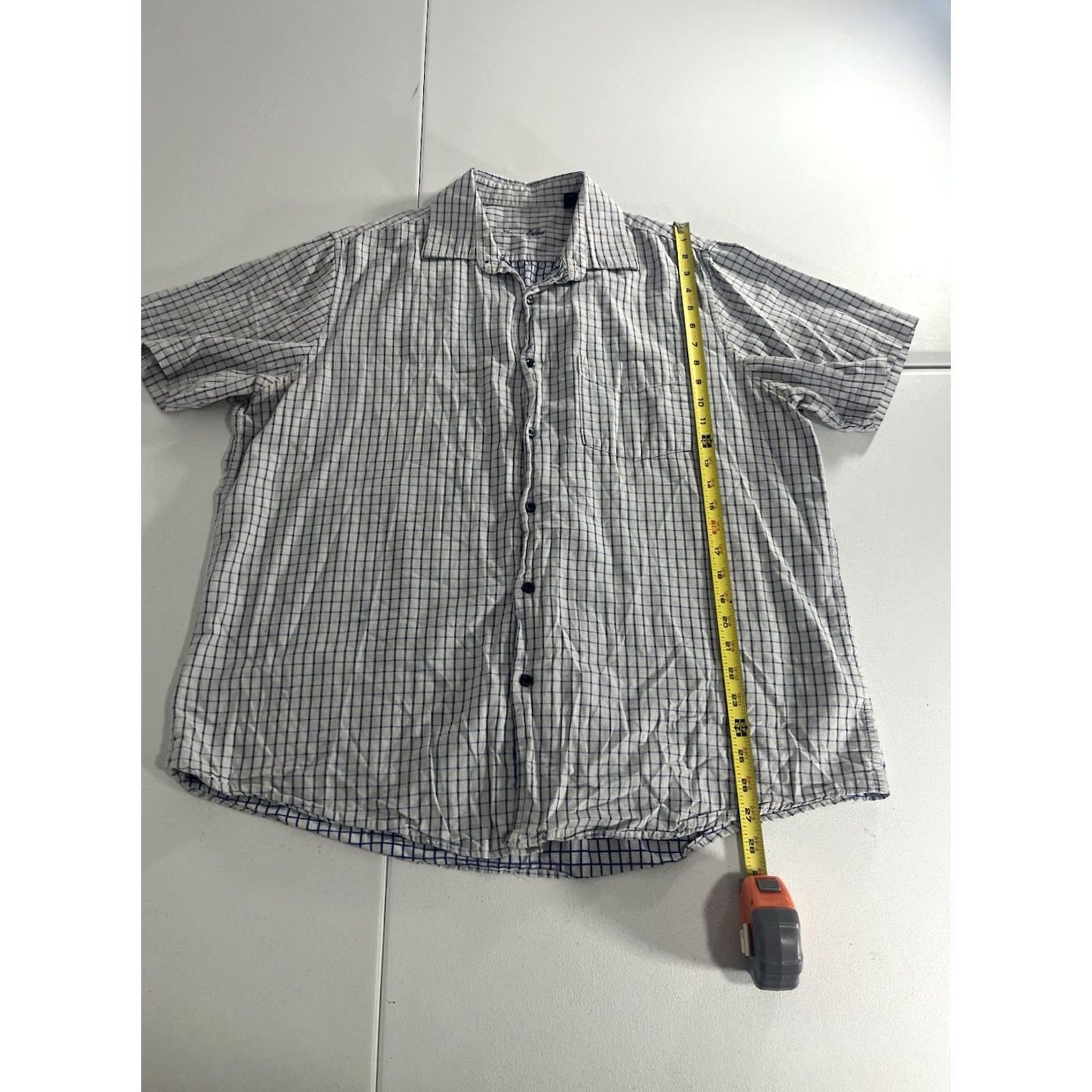 Tasso Elba Tasso Elba Shirt Men XL Short Sleeve Multicolor Button-Up Regular Fit Size US XL / EU 56 / 4 - 4 Thumbnail