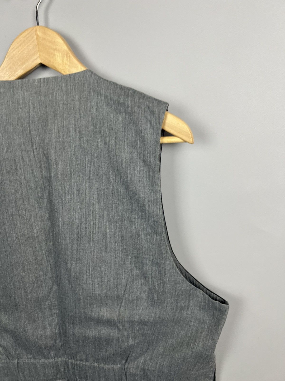 Yves Saint Laurent Vintage Yves Saint Laurent Suit Vest Black Rare Size 48L - 10 Thumbnail