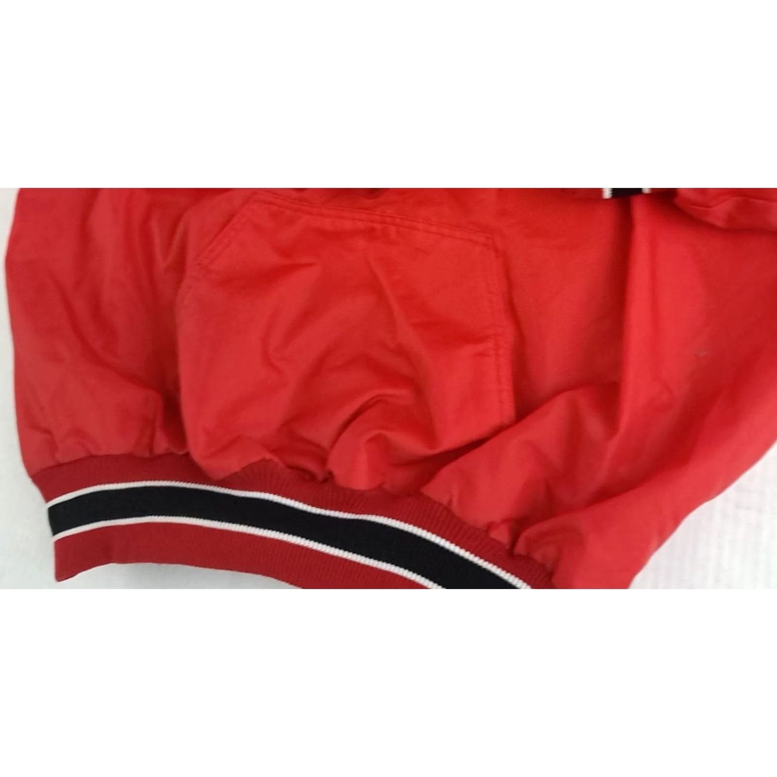 Red Wing VINTAGE DeLong Detroit Red Wings 1/4 Zip Pullover Bomber Jacket L Size US L / EU 52-54 / 3 - 7 Thumbnail