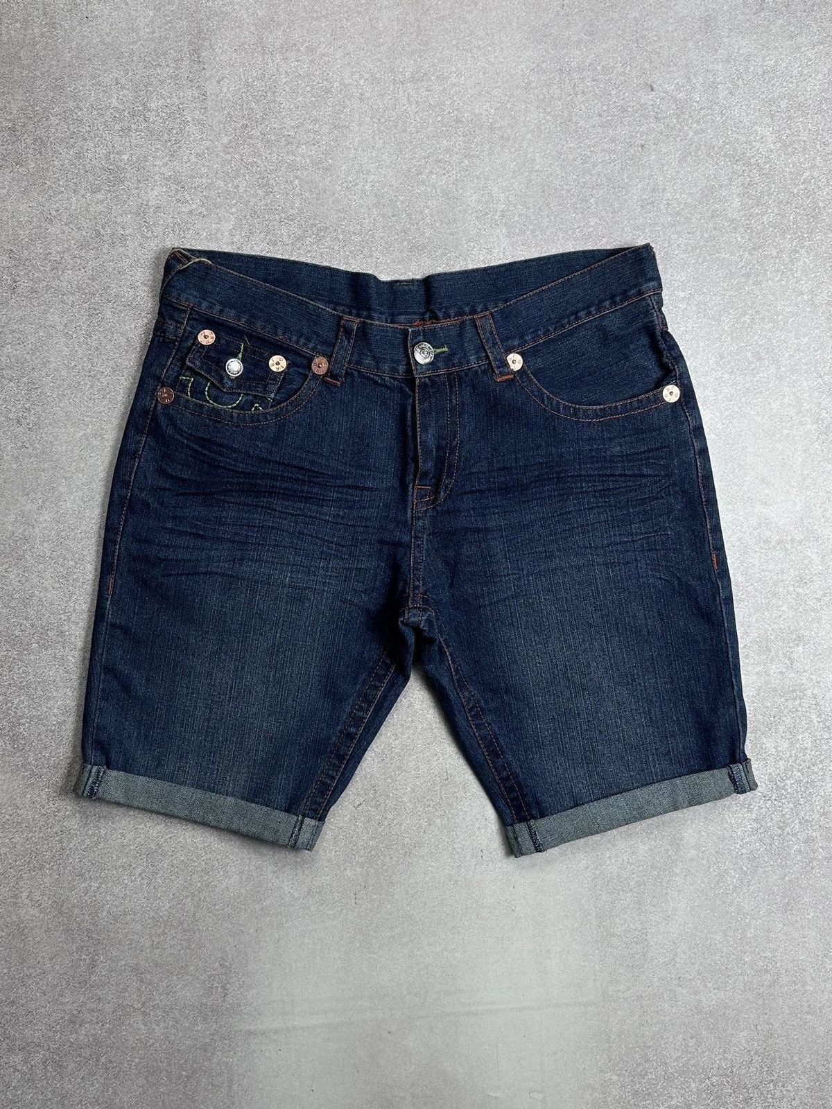 True Religion Vintage NWT True Religion Embroidery Denim Shorts Rare 38 Size US 38 / EU 54 - 5 Thumbnail