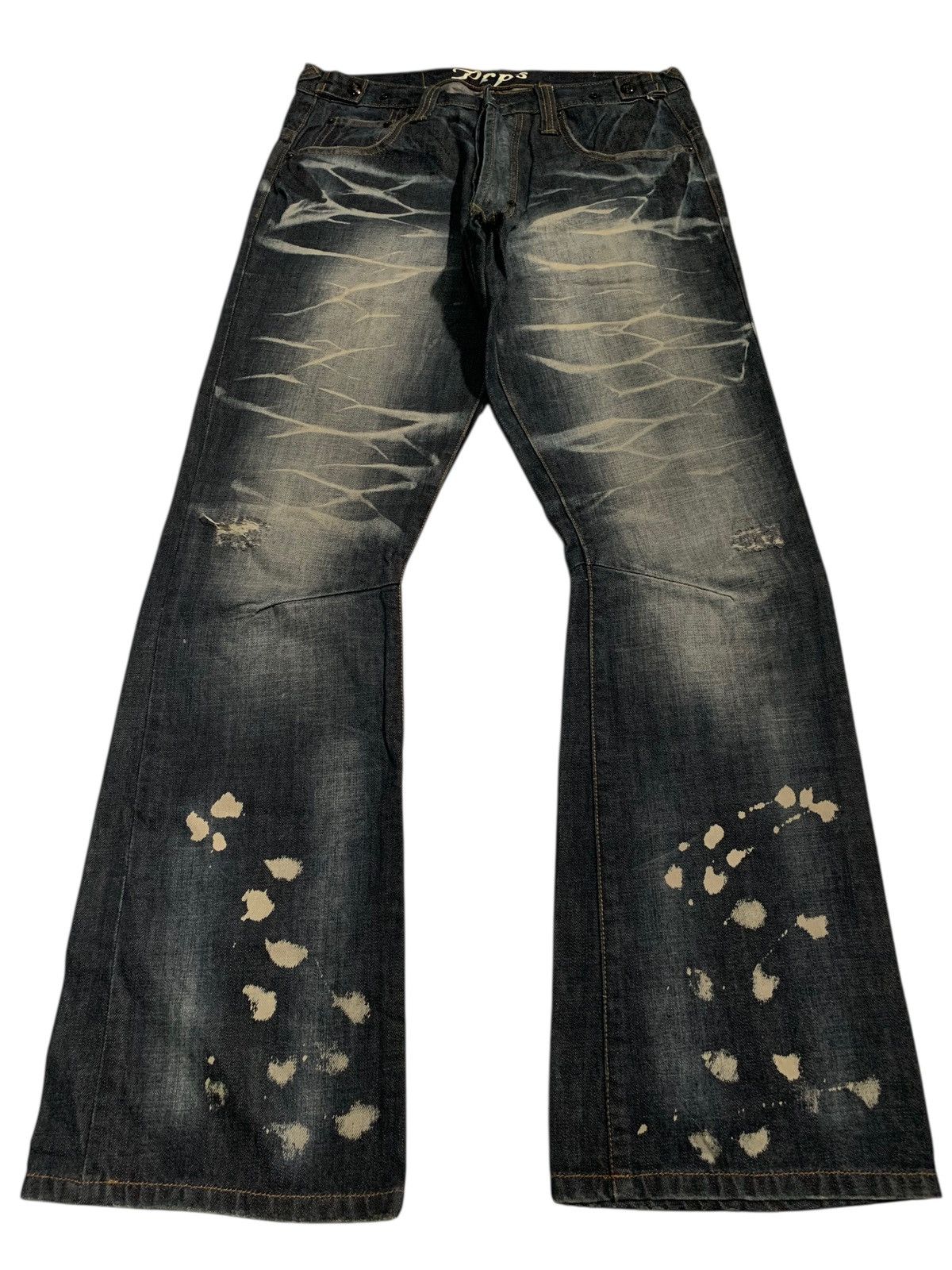 Prps FLARE PRPS CLAWMARK JAPANESE RUSTY PUNK STYLE DENIM Size US 30 / EU 46 - 9 Thumbnail