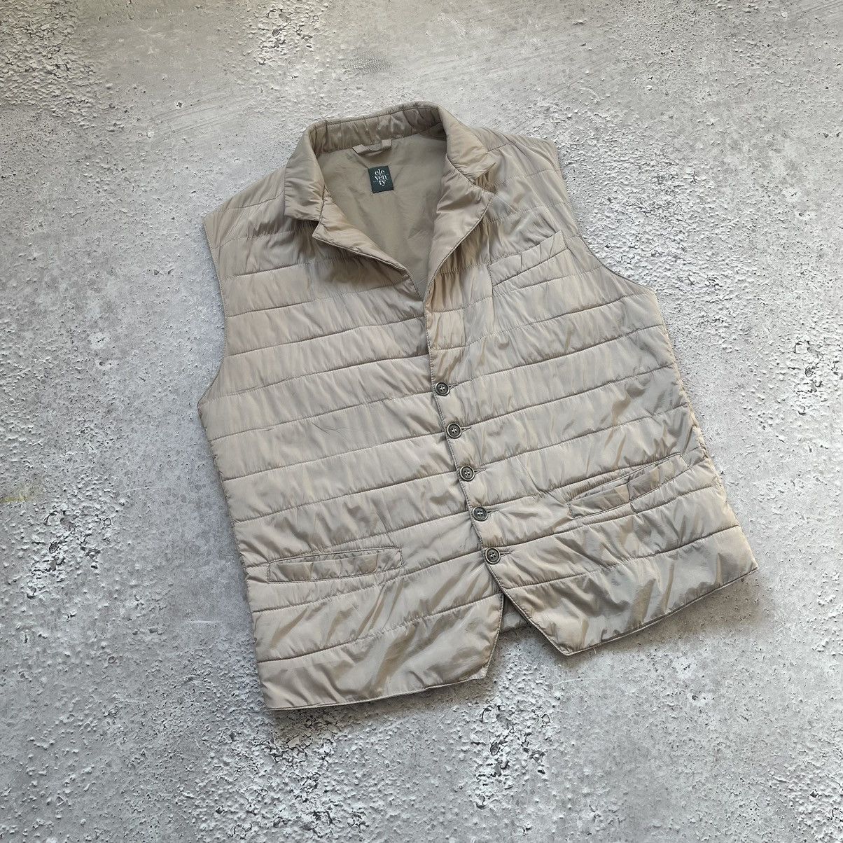 Eleventy Eleventy Mens Down Puffer Beige Vest Size US L / EU 52-54 / 3 - 5 Thumbnail