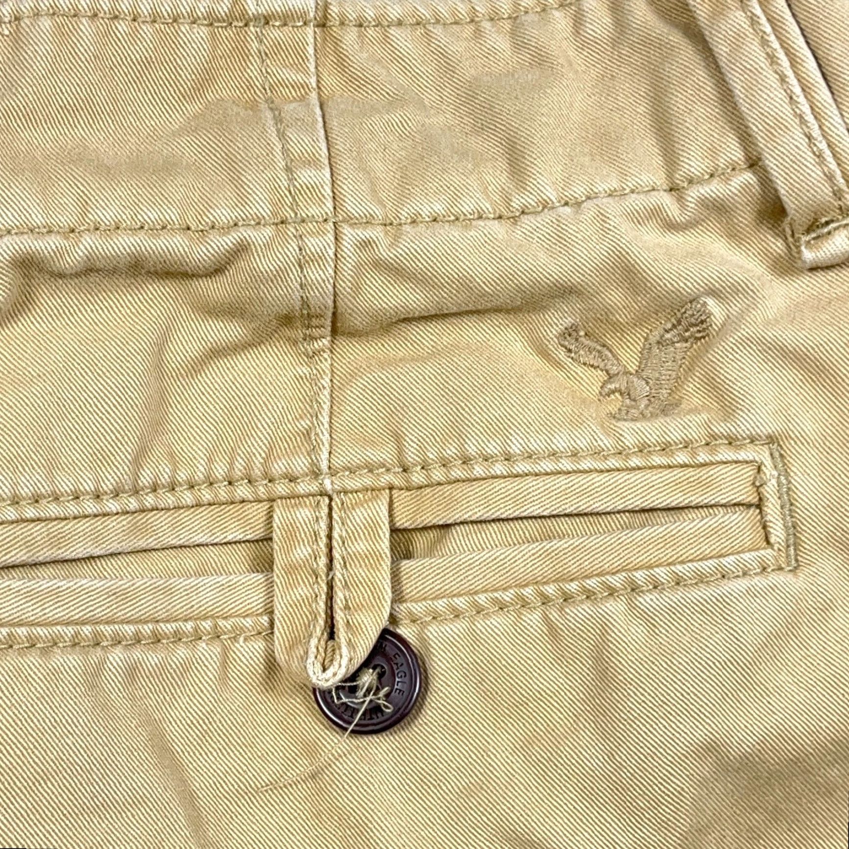 American Eagle Outfitters VINTAGE American Eagle Outfitters Pants Men 32x30 Brown Chino Original Straight Dress VTG Y2K Size US 32 / EU 48 - 6 Thumbnail