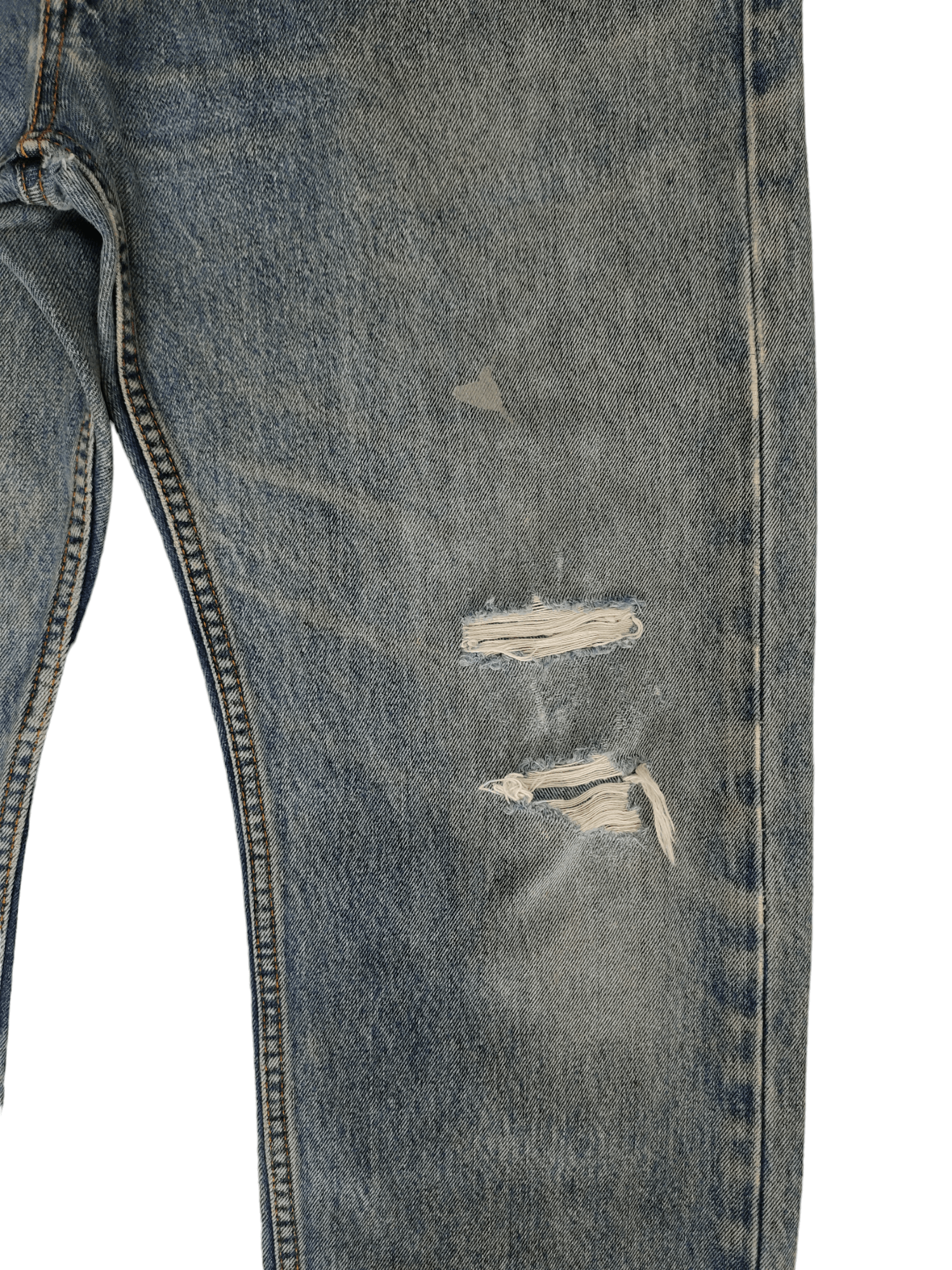 Levi's Vintage Y2k Levis 505 Distress Faded Sand Wash Denim Jeans Size US 36 / EU 52 - 4 Thumbnail