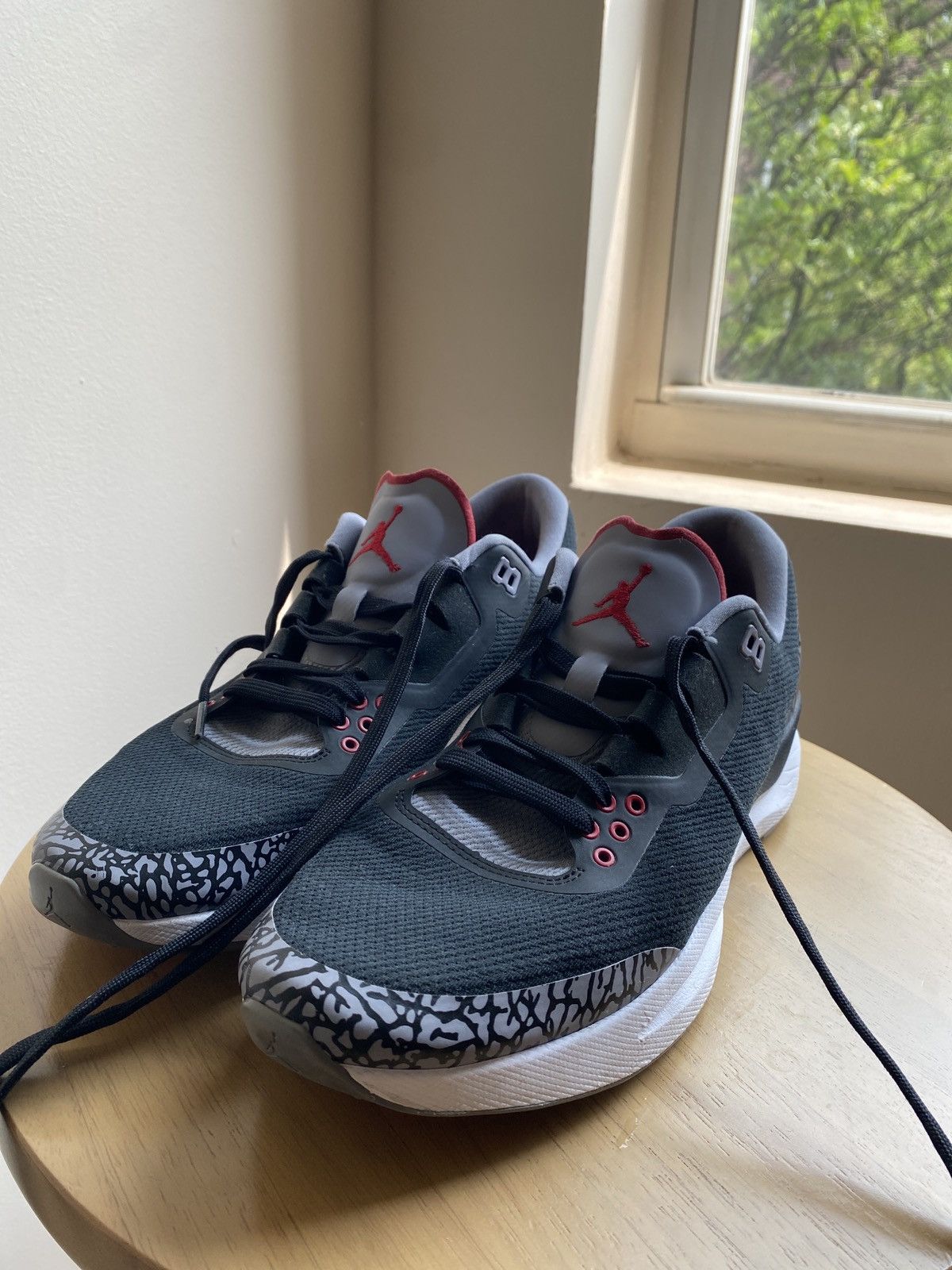Jordan Brand Jordan zoom tenacity 88 ‘black cement’ Size US 11.5 / EU 44-45 - 2 Thumbnail