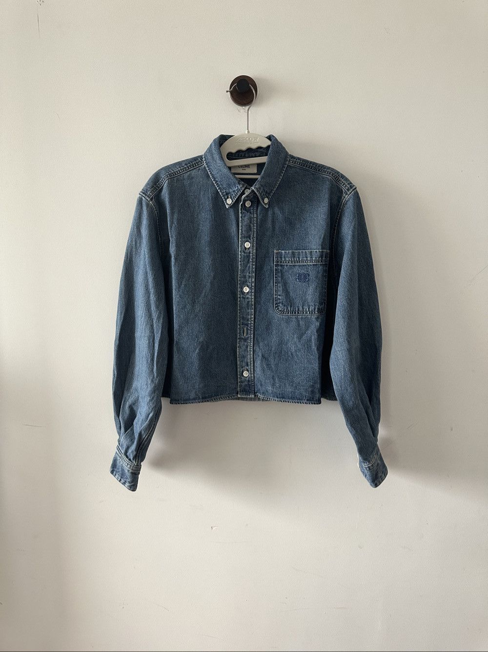 Celine CELINE Denim Button Up Shirt Size M Size M / US 6-8 / IT 42-44 - 1 Thumbnail