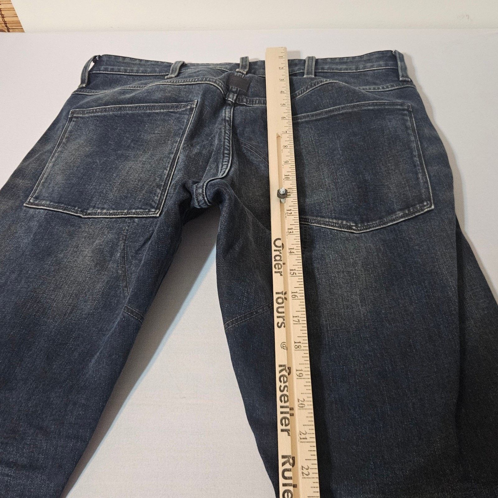 G-Star G Star Raw 5620 3D Men's Jeans Dark Wash 33x31 Button Fly Size US 33 - 8 Thumbnail
