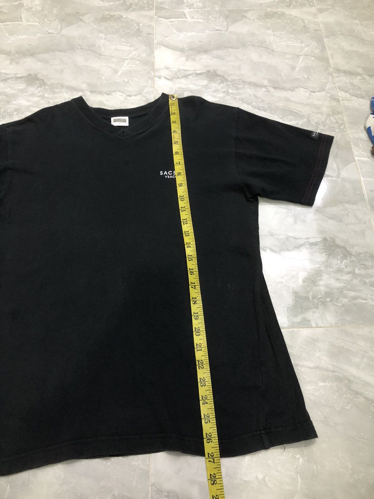 Yohji Yamamoto Yohji Yamamoto SACSNY Y’SACCS Tee Black Size US M / EU 48-50 / 2 - 13 Thumbnail