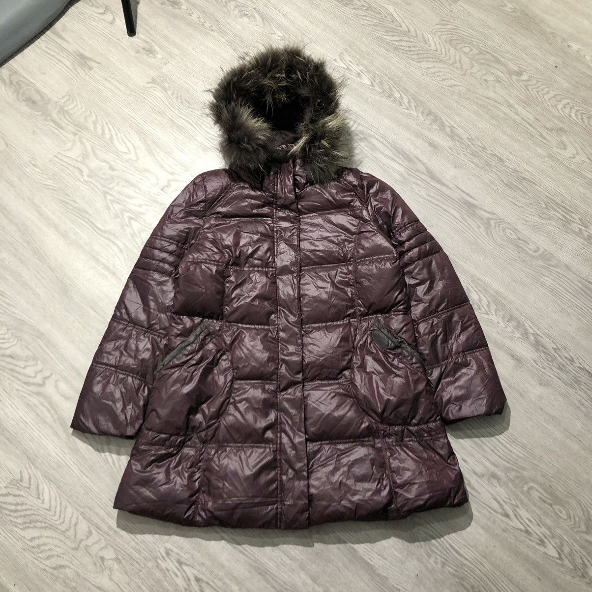 Japanese Brand 2000s Ragello Puffer Down Jacket Fur Ziphoodie Lgb Size US L / EU 52-54 / 3 - 1 Thumbnail