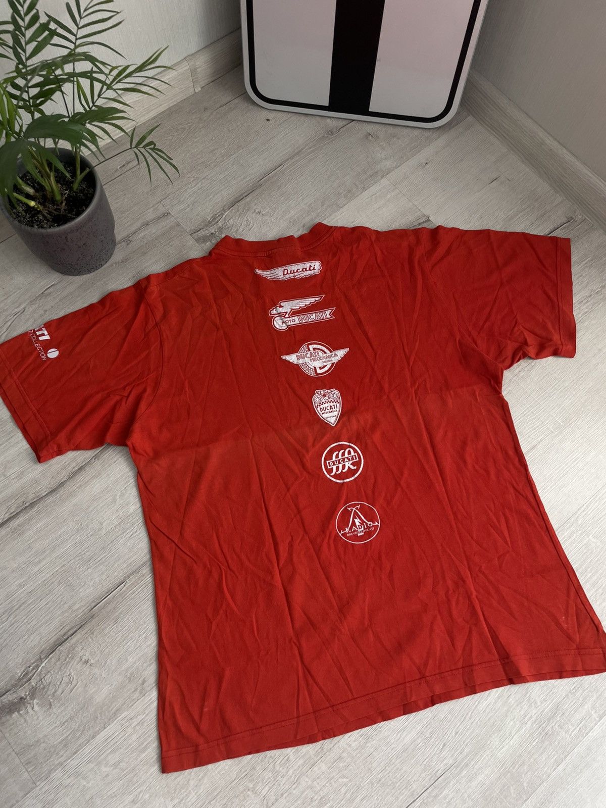 Ducati Vintage 90s Moto Ducati Performance Historic Logo Colle Tee Size US L / EU 52-54 / 3 - 8 Thumbnail