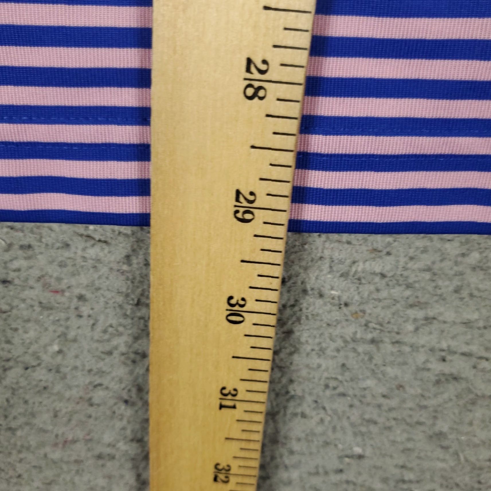 Vintage Donald Ross Polo Shirt Mens Large Blue Pink Striped Golf Casual Short Sleeve Shirt Size US L / EU 52-54 / 3 - 4 Thumbnail