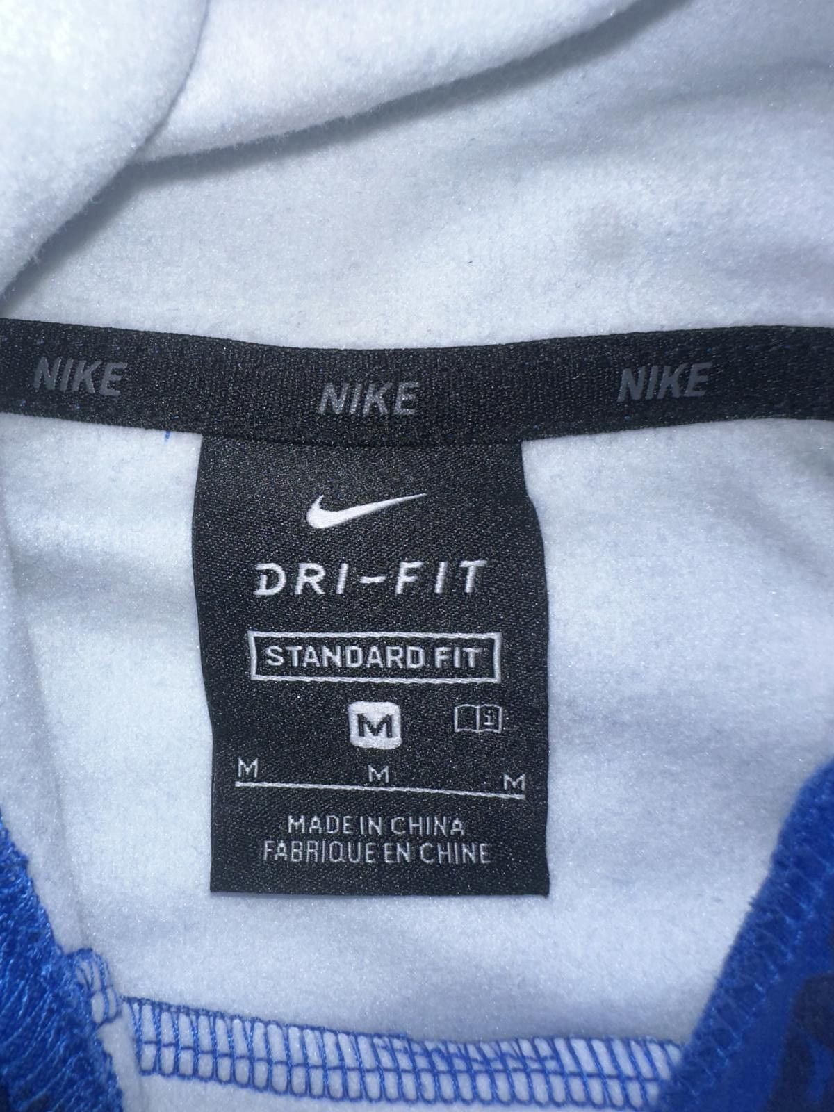 Nike Nike Men's Therma Blue Hexigon All Over Print Logo Fleece Hoodie Sample Size US M / EU 48-50 / 2 - 6 Thumbnail