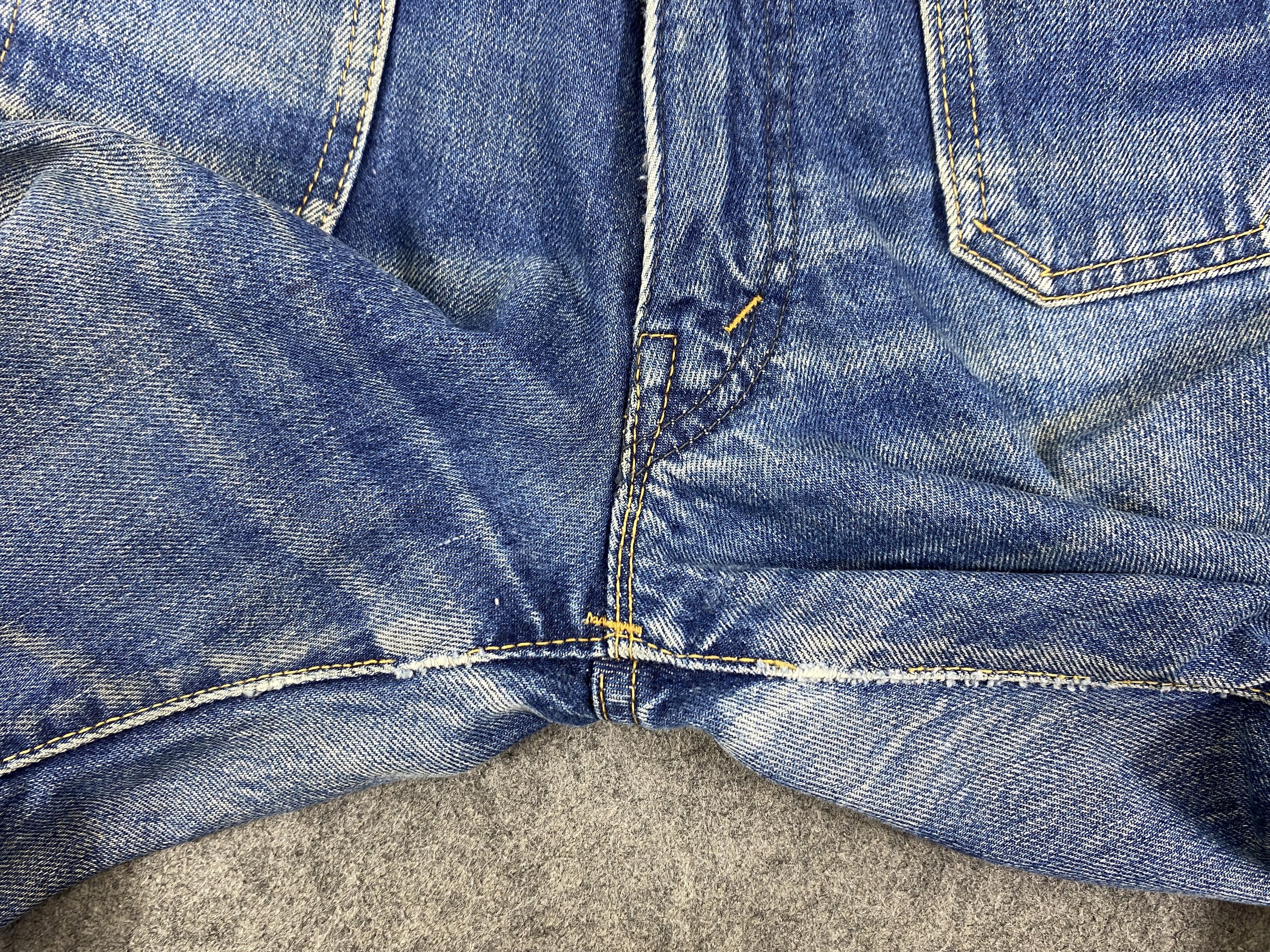 Japanese Brand Faded Blue Vintage Big-John Flare Jeans 29x28.5 - JN3371 Size US 29 - 8 Thumbnail
