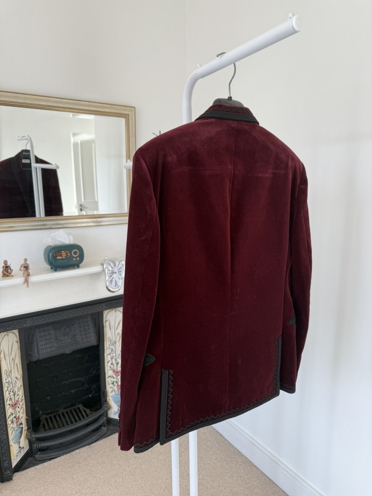 Saint Laurent Paris FW18 Saint Laurent Velvet Western Blazer Jacket Size 48R - 6 Thumbnail