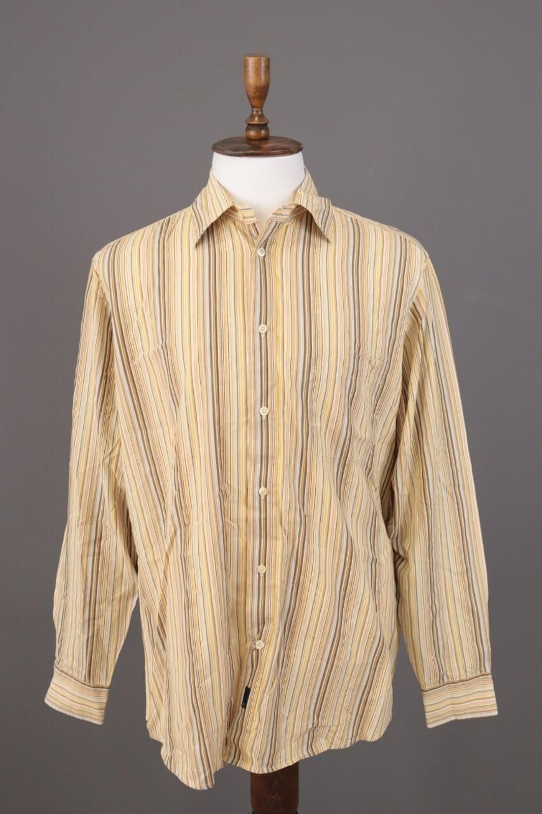 Ermenegildo Zegna Zegna Sport Multicolor Striped Button Down Shirt Size XL Size US XL / EU 56 / 4 - 1 Thumbnail