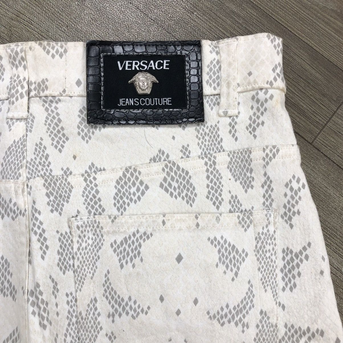Versace Vintage Versace Jeans Country Snake Skin Jeans Luxury Size US 26 / EU 42 - 14 Thumbnail